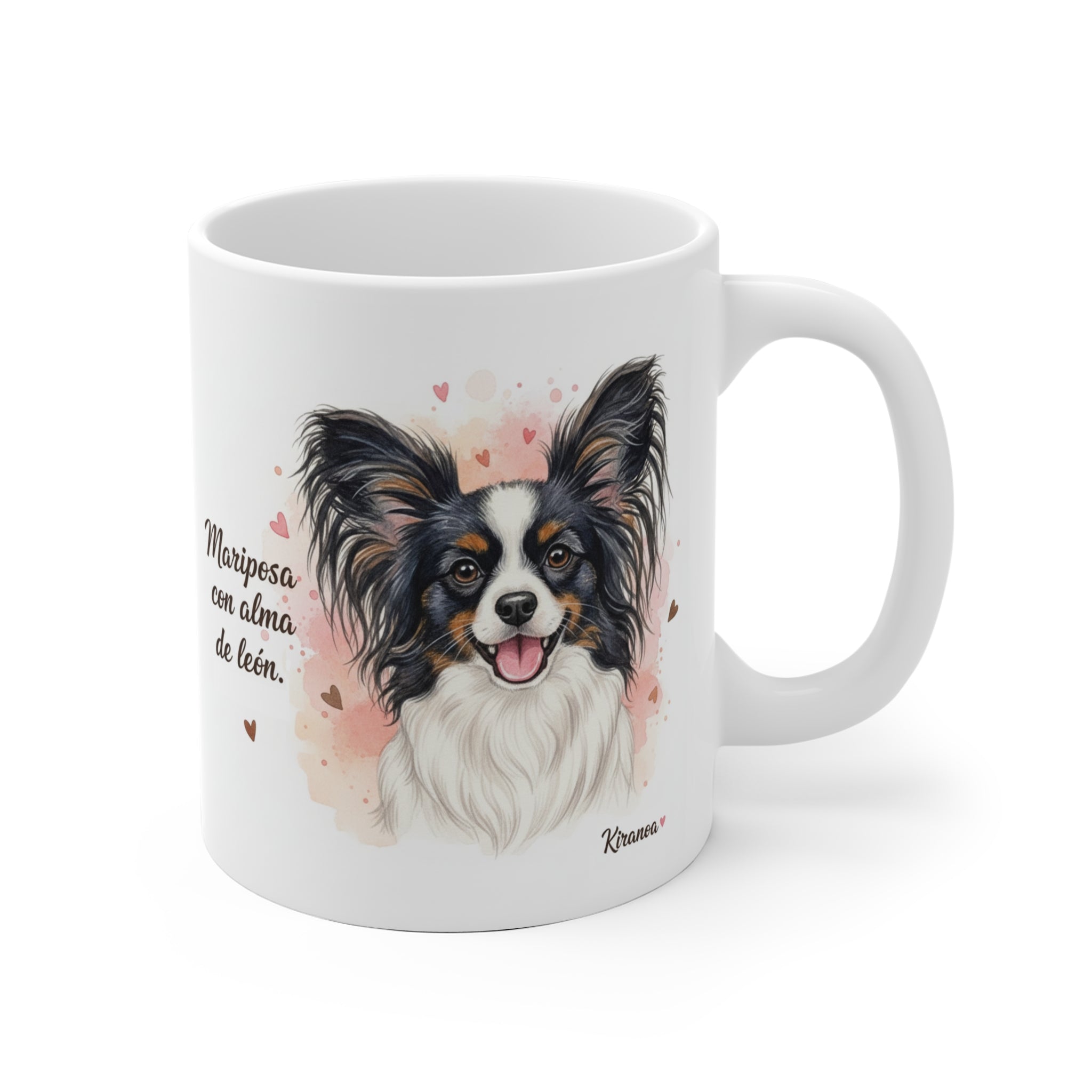 Taza Epagneul Papillón | Mariposa con alma de león