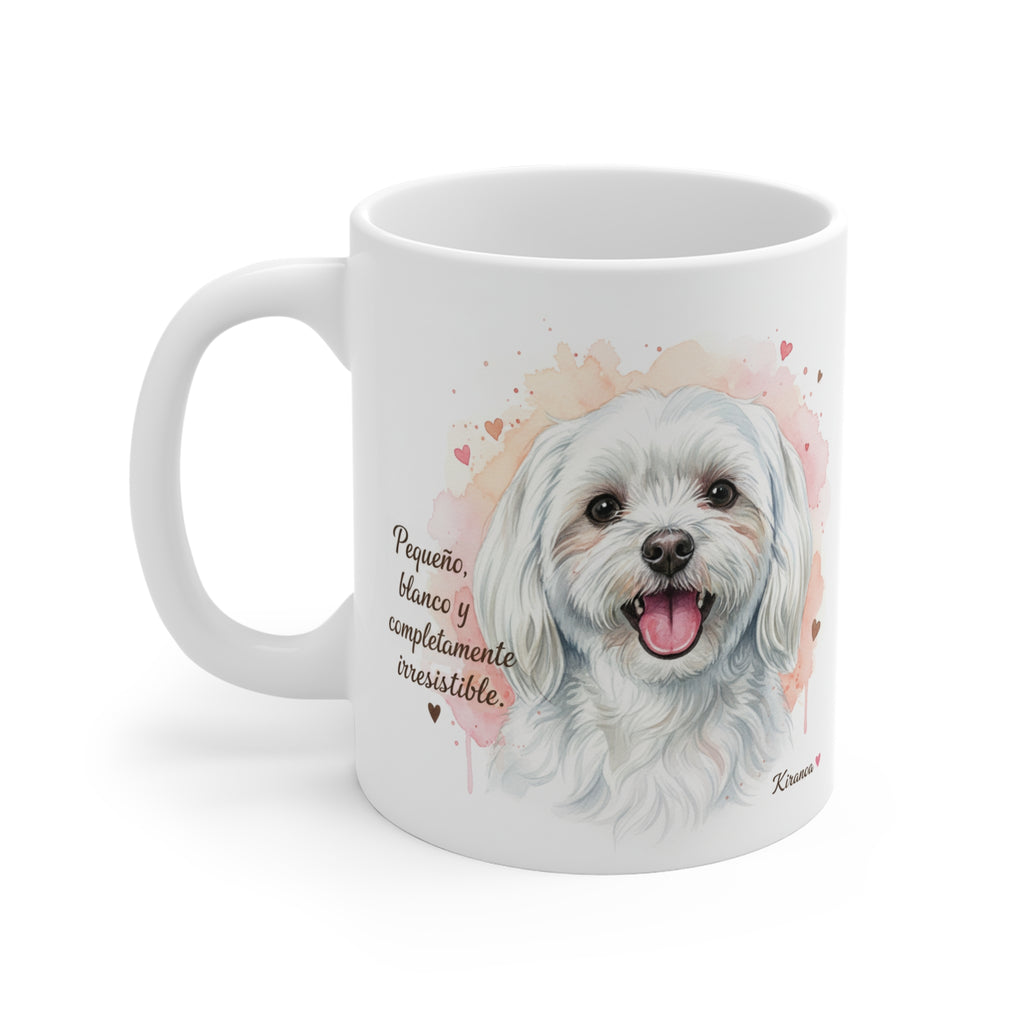Taza Bichón Maltés | Pequeño blanco y completamente irresistible