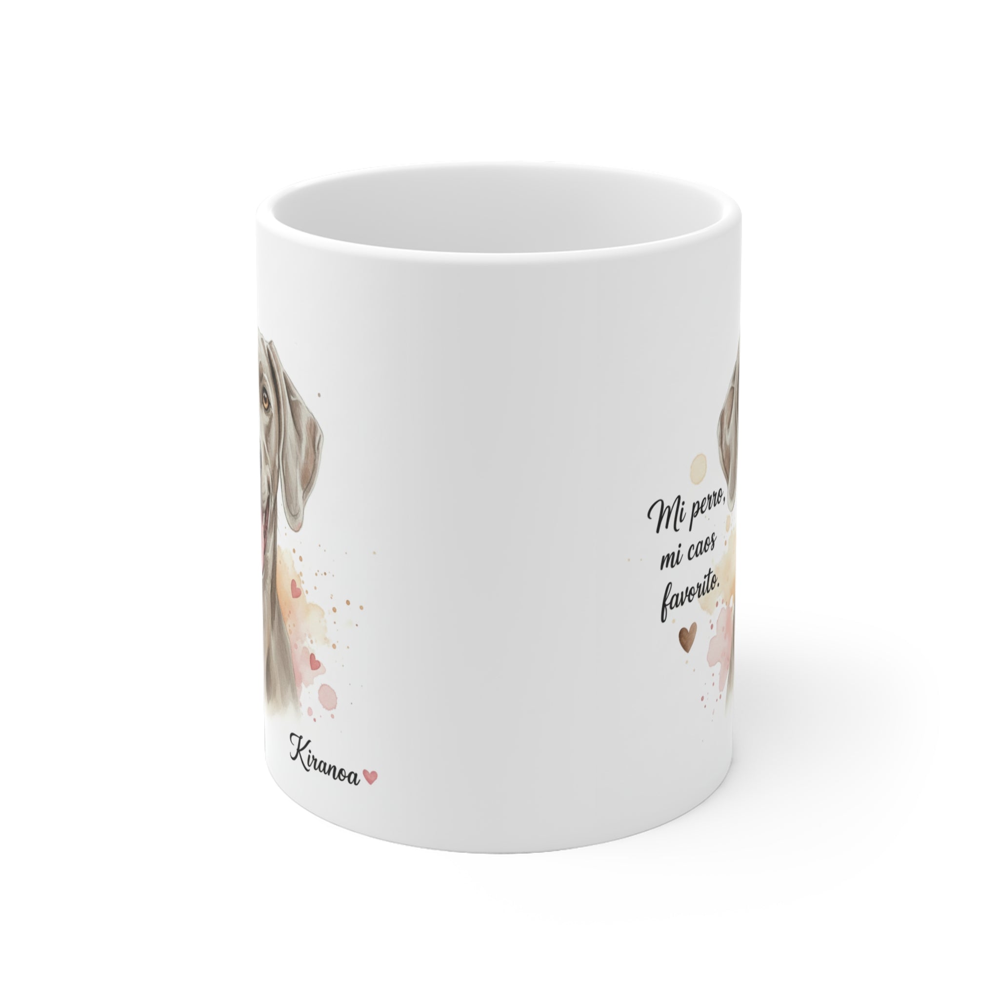 Taza  Braco de Weimar | Mi perro mi caos favorito