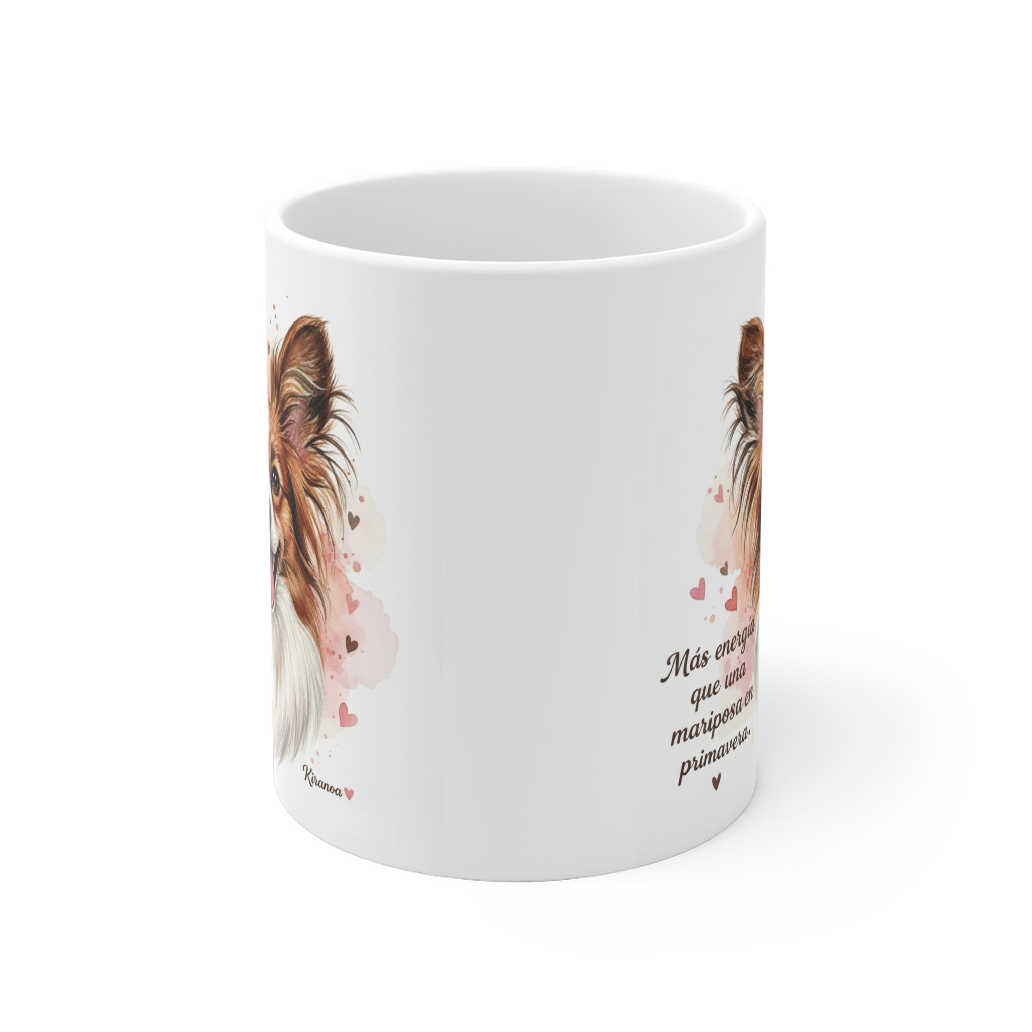Taza Papillón Spaniel | Más energía que una mariposa en Primavera