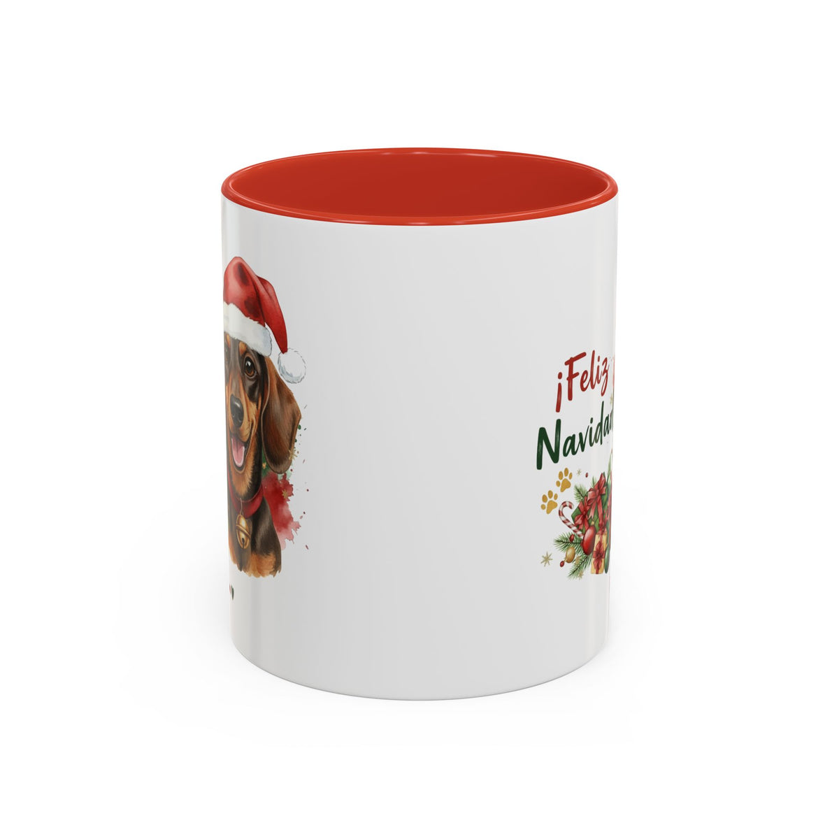 Taza Navideña Teckel Chocolate | ¡Feliz Navidad!