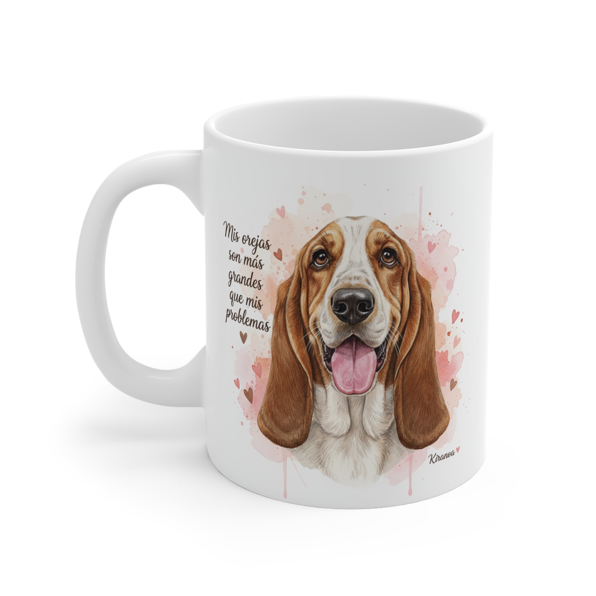 Taza Basset Hound | Mis orejas son más grandes que mis problemas