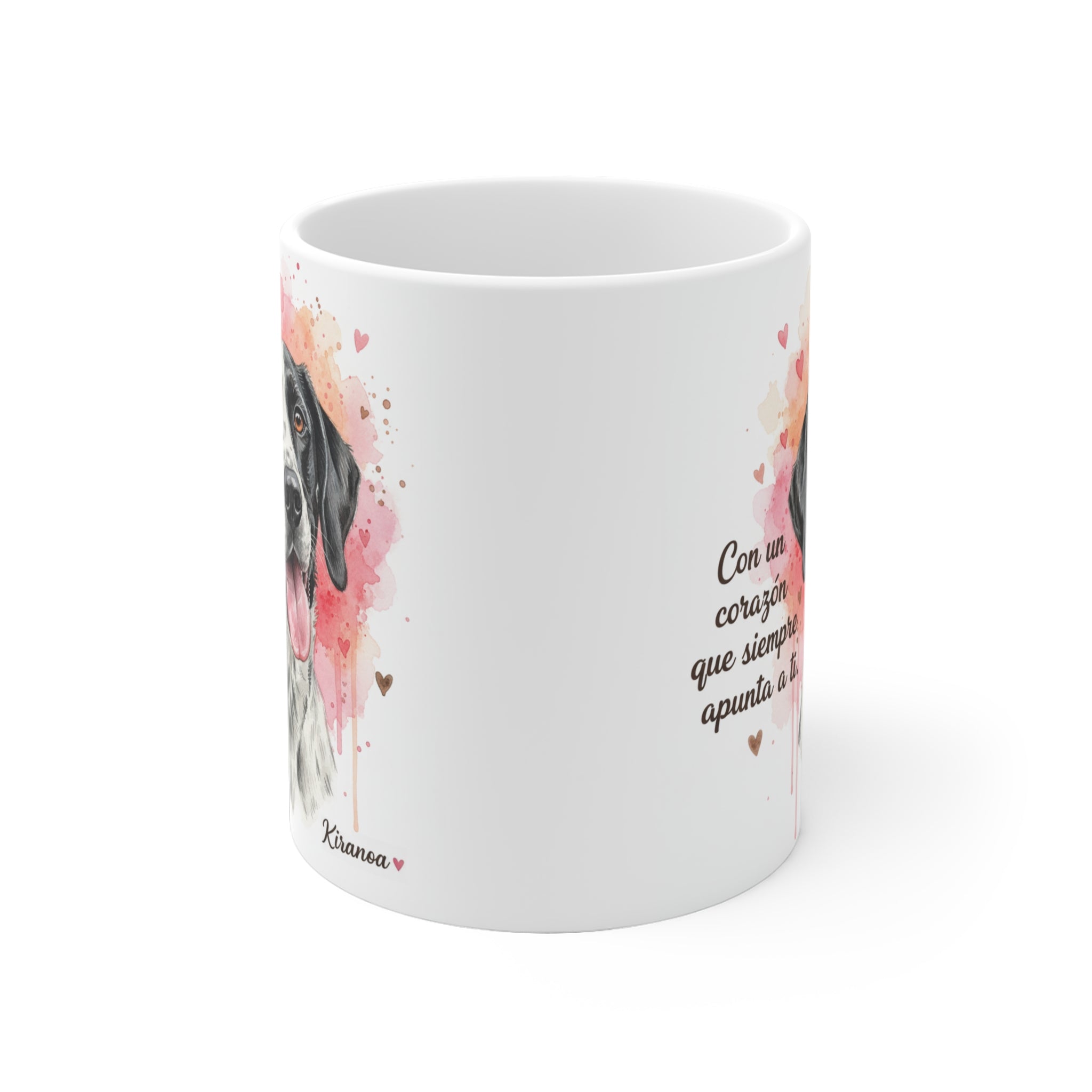 Taza Pointer Inglés | Con un corazón que siempre apunta a ti