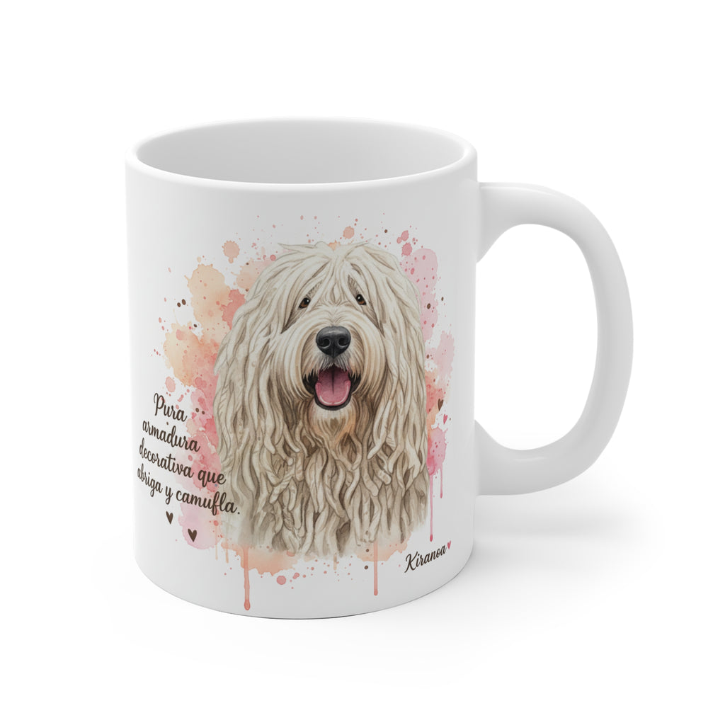 Taza Komondor | Pura armadura decorativa que abriga y camufla