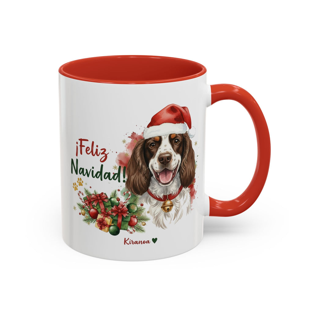 Taza Navideña Springer Spaniel Inglés | ¡Feliz Navidad!