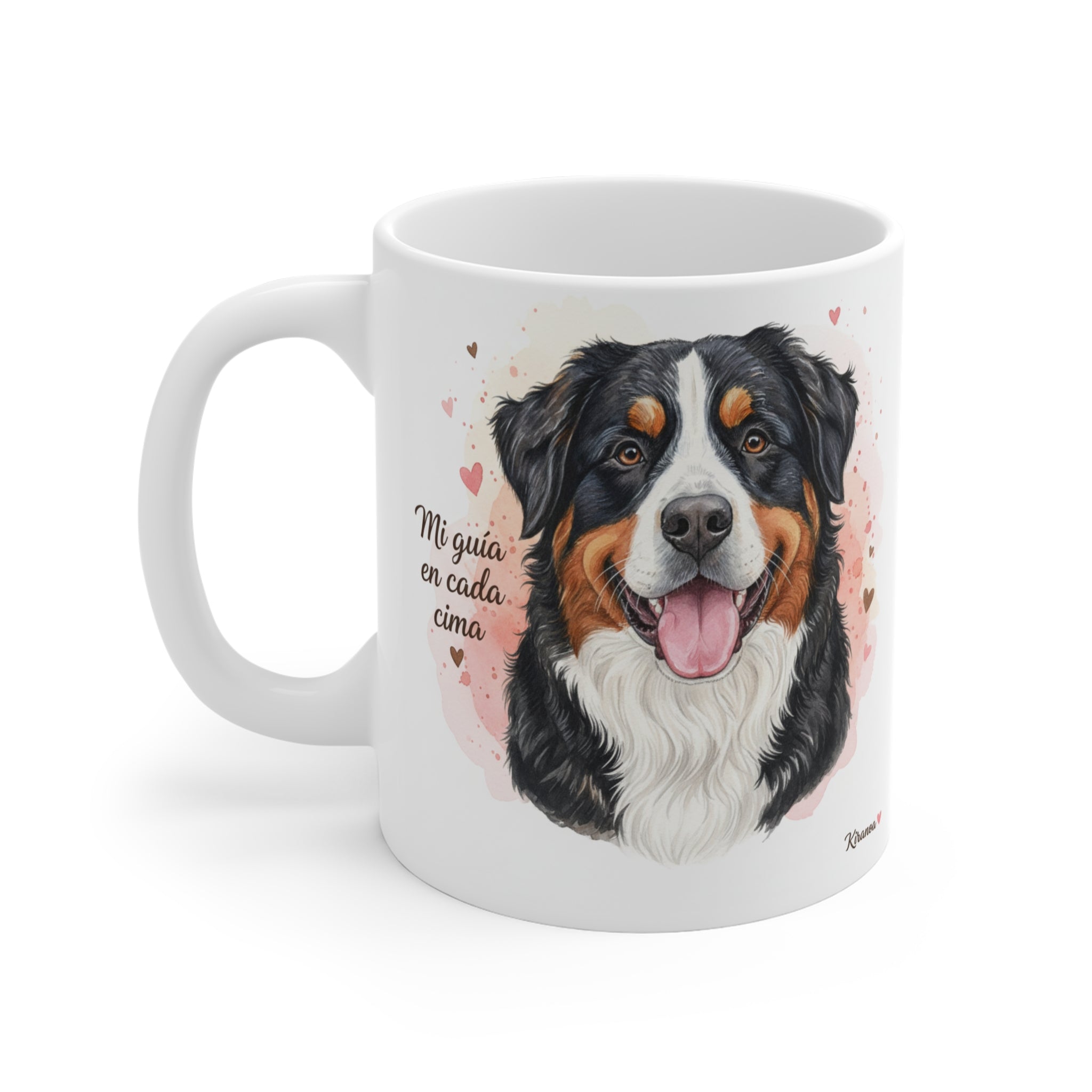 Taza cerámica Boyero de Berna con diseño impreso en ambas caras – vista trasera