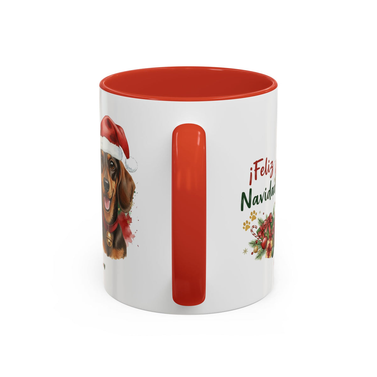 Taza Navideña Teckel Chocolate | ¡Feliz Navidad!