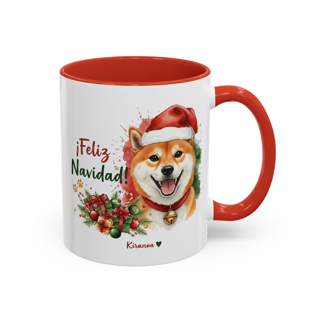 Taza Navideña Shiba Inu | ¡Feliz Navidad!