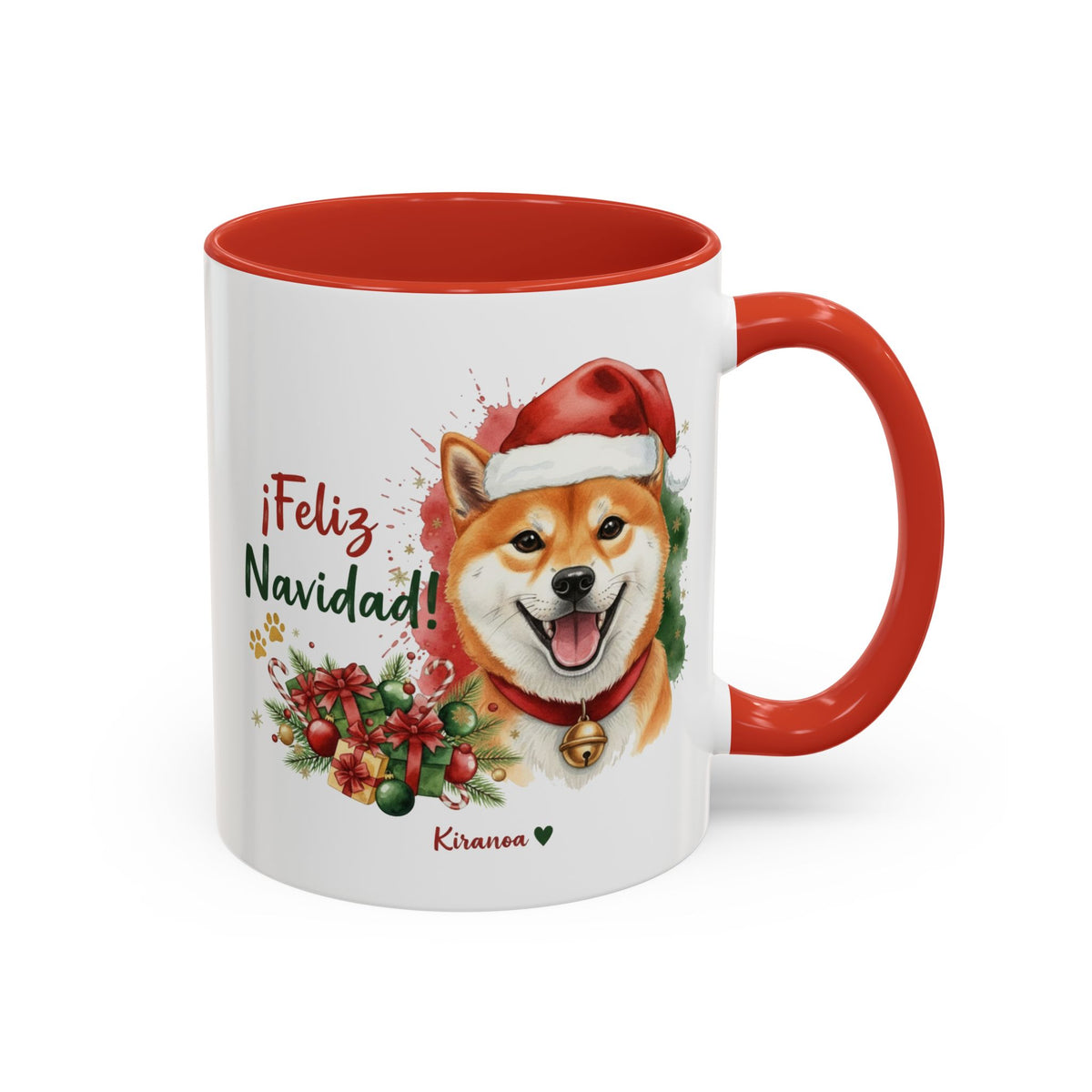 Taza Navideña Shiba Inu | ¡Feliz Navidad!