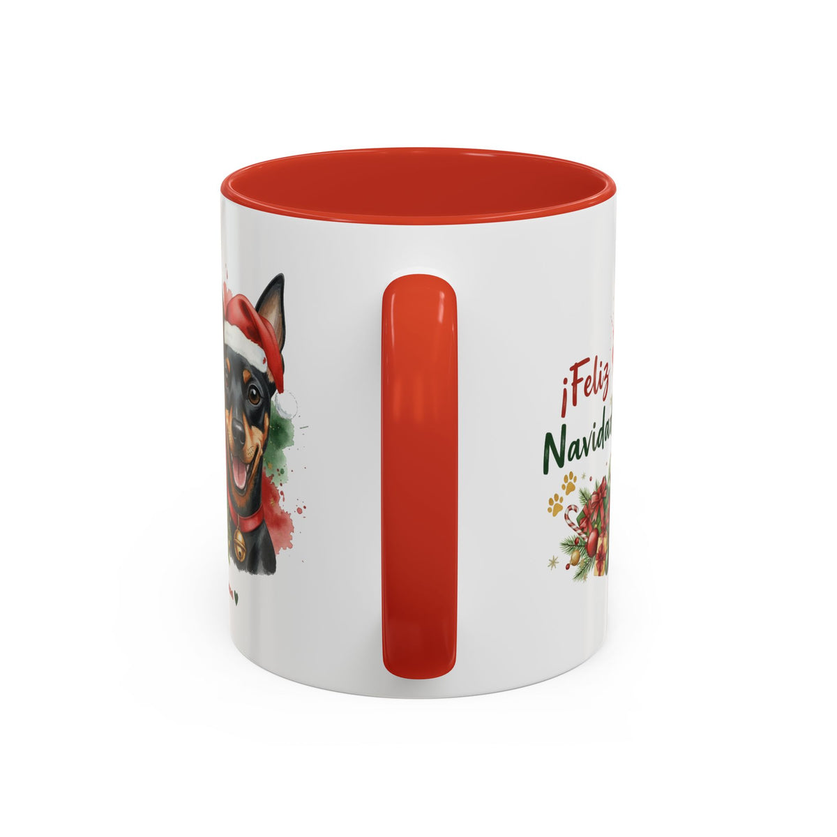 Taza Navideña Pinscher Miniatura | ¡Feliz Navidad!