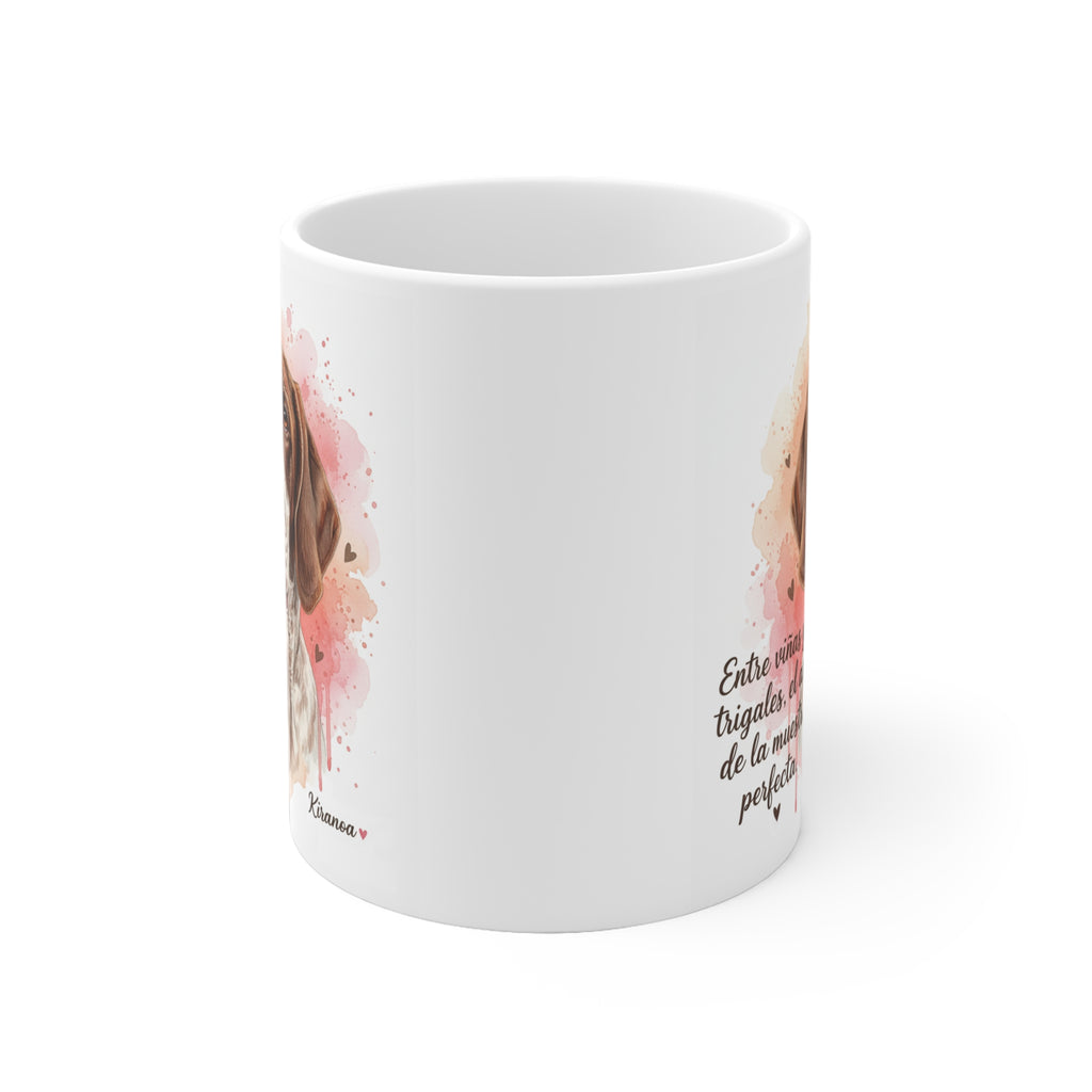 Taza cerámica Perdiguero de Burgos 325 ml – vista lateral