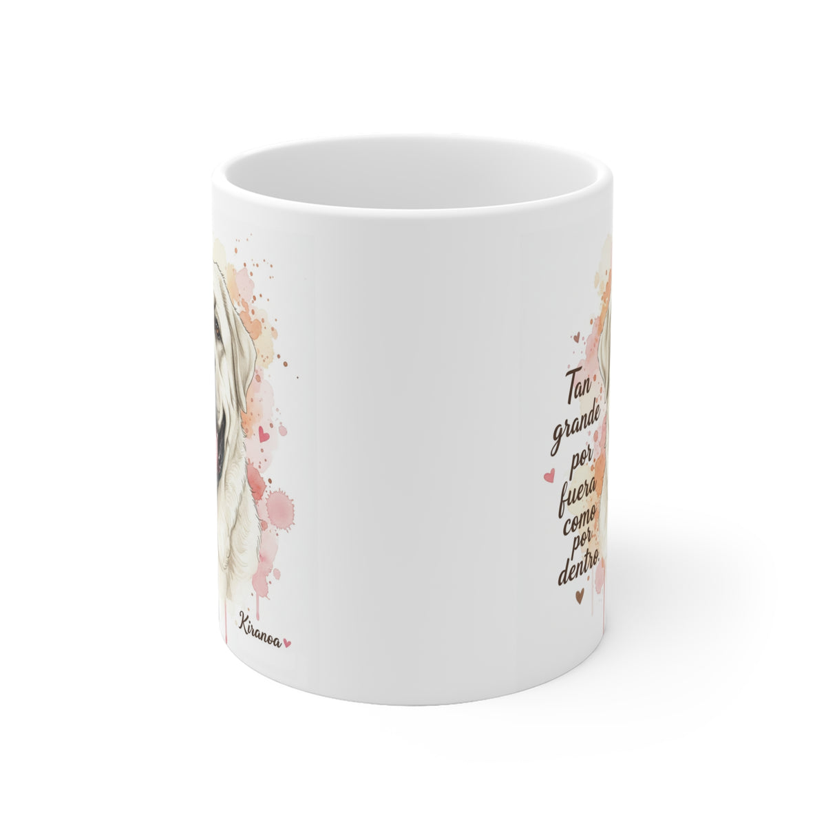 Taza cerámica Mastín Español 325 ml – vista lateral