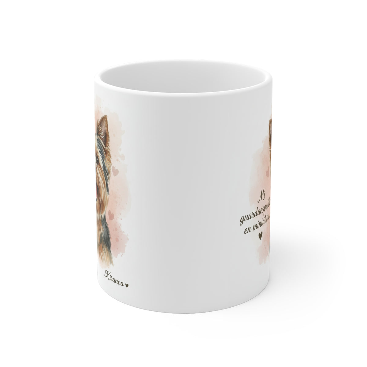 Taza cerámica Yorkshire Terrier 325 ml – vista lateral