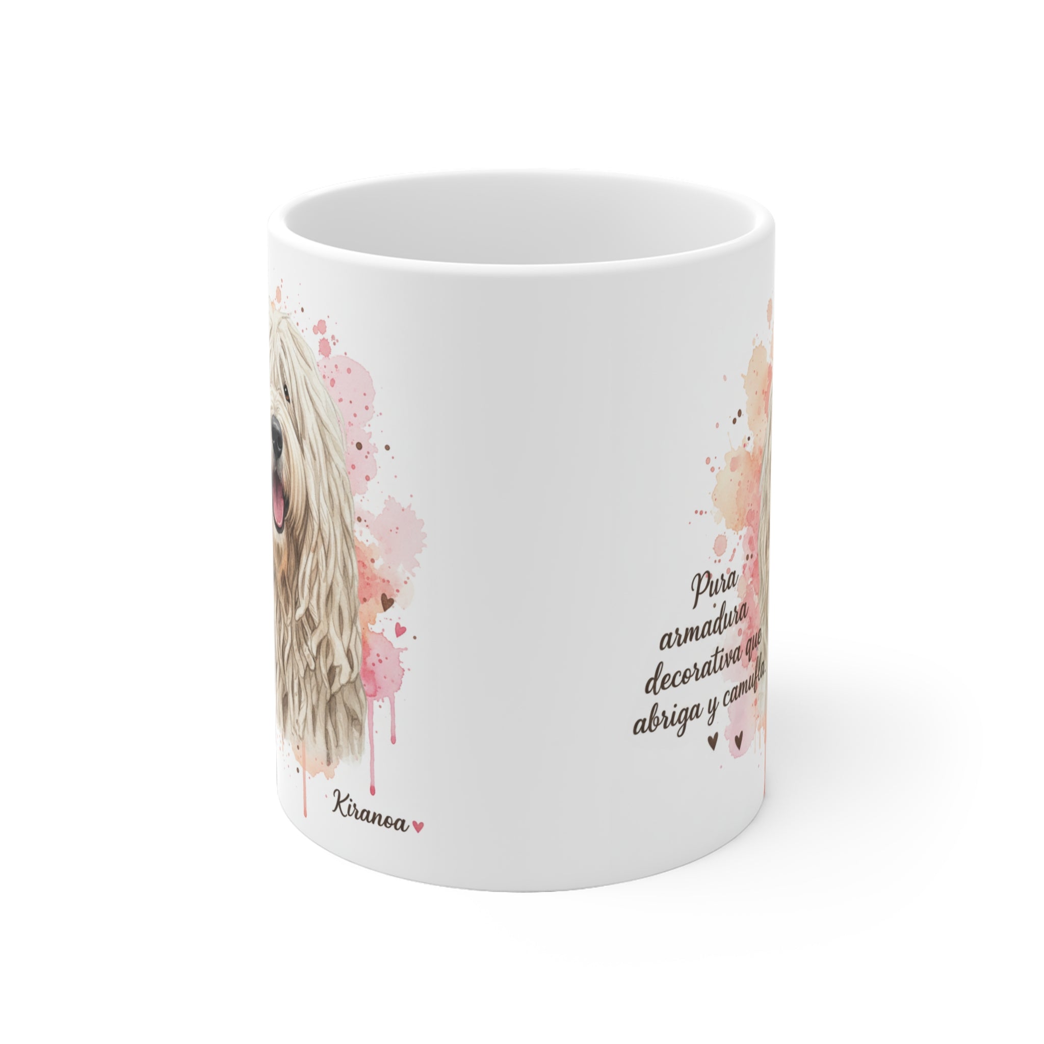 Taza Komondor | Pura armadura decorativa que abriga y camufla