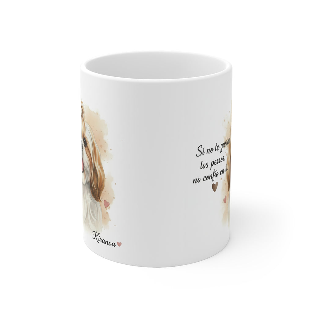 Taza cerámica Shih Tzu 325 ml – vista lateral