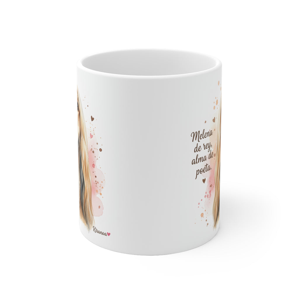 Taza Lebrel Afgano | Melena de rey alma de poeta