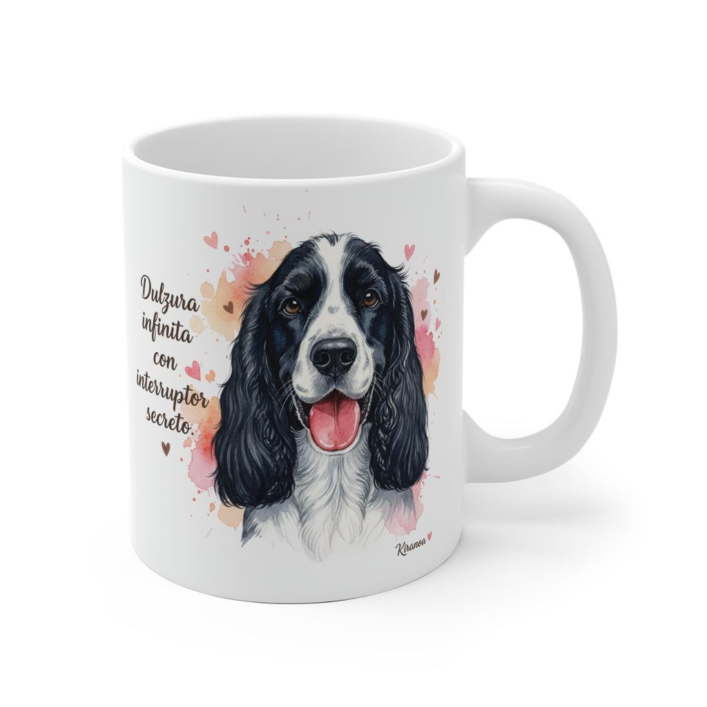 Taza Cocker Spaniel Americano | Dulzura infinita con interruptor secreto