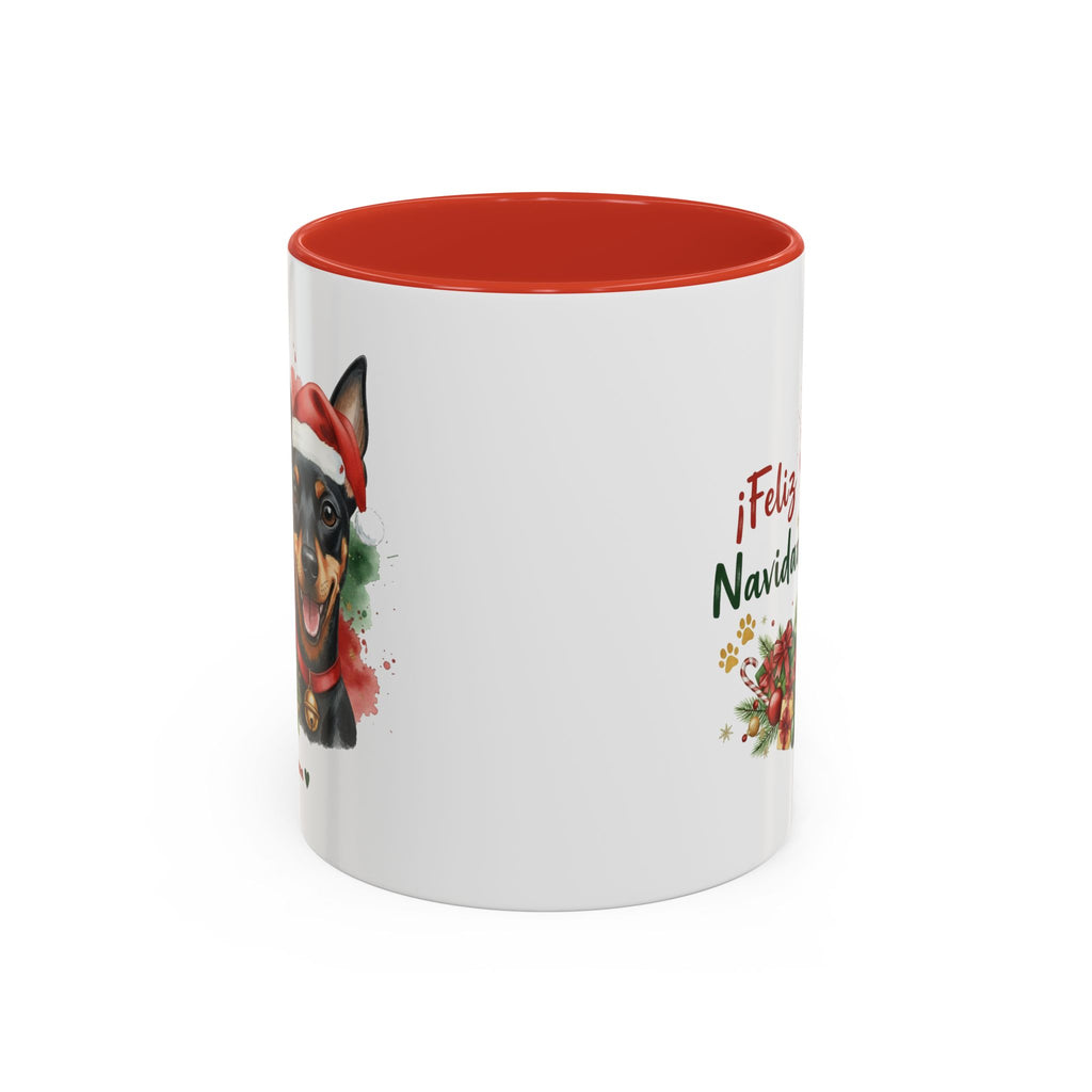 Taza Navideña Pinscher Miniatura | ¡Feliz Navidad!
