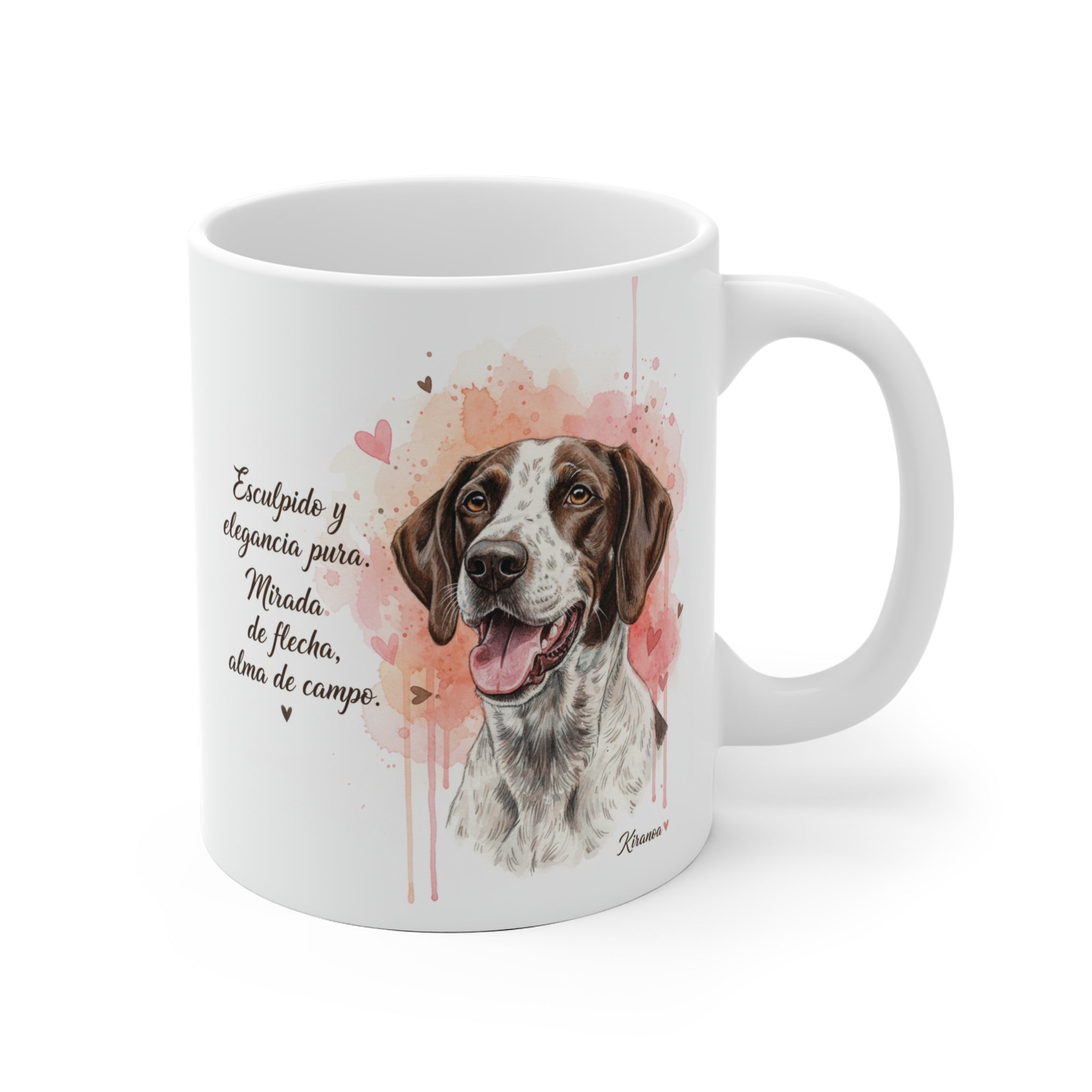 Taza Pointer Inglés | Esculpido y elegancia pura mirada de flecha alma de campo