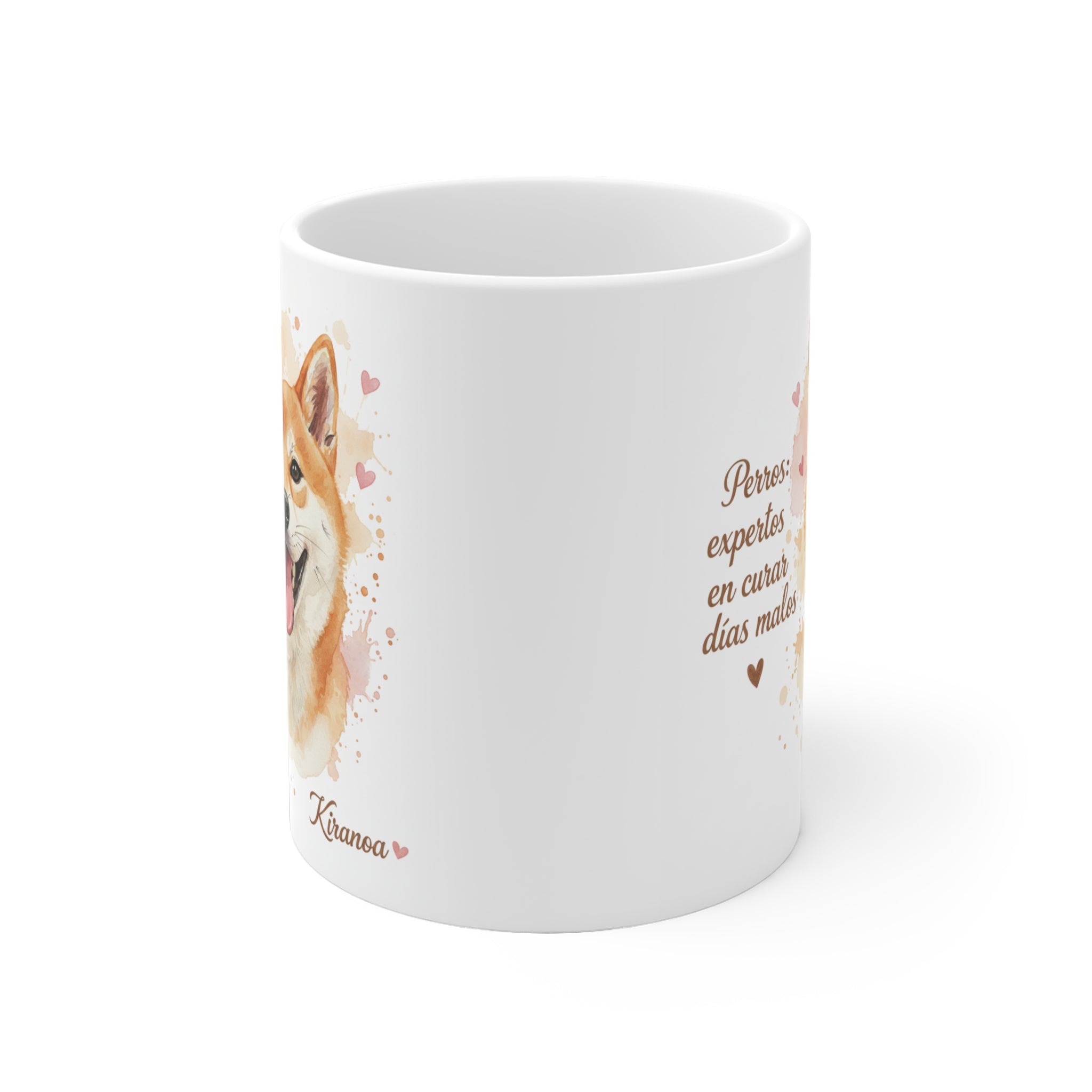 Taza cerámica Shiba Inu 325 ml – vista lateral