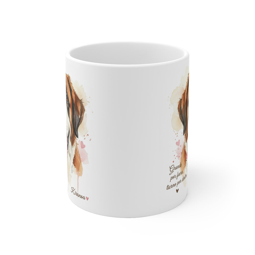 Taza cerámica San Bernardo 325 ml – vista lateral