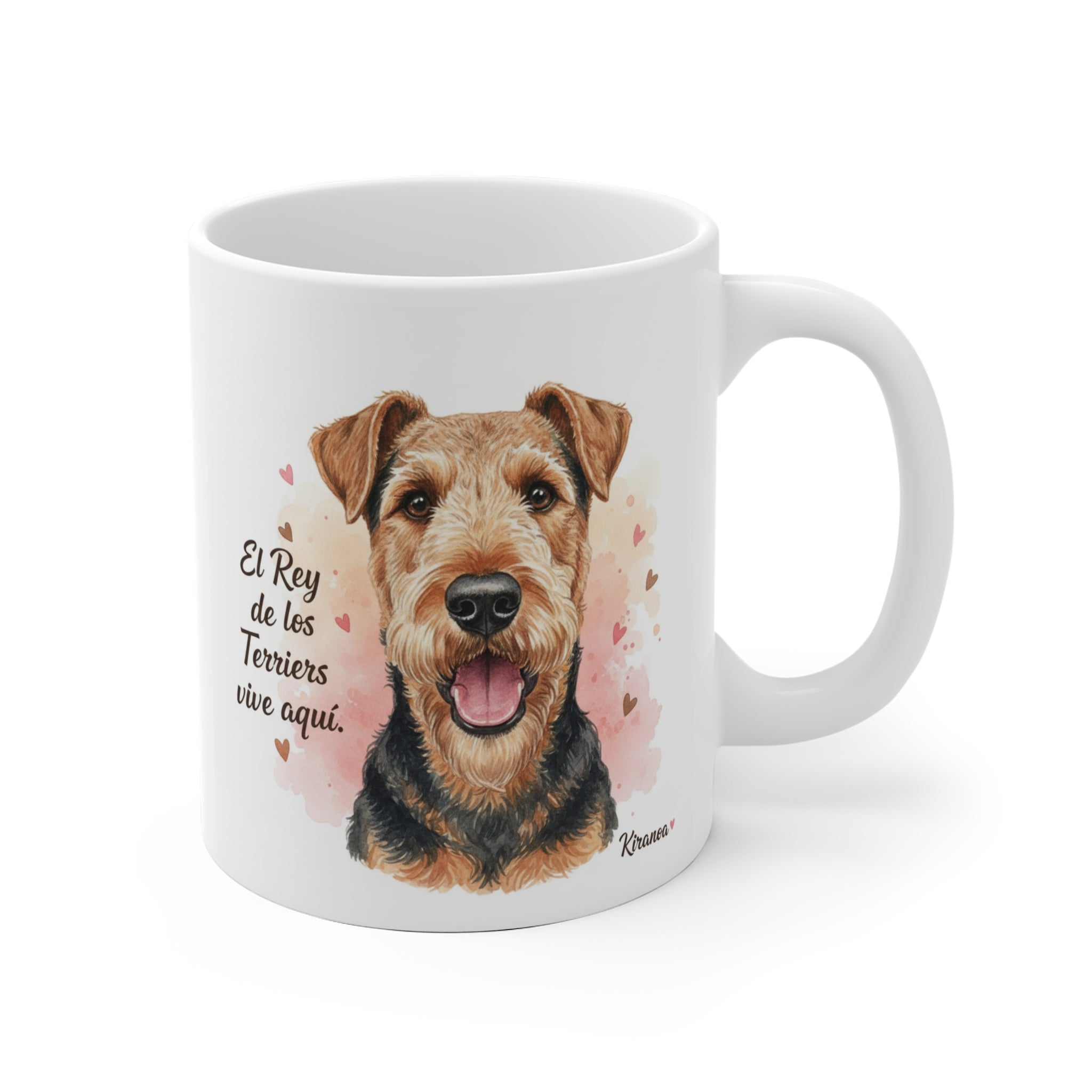 Taza Airedale Terrier | El Rey de los Terriers vive aquí