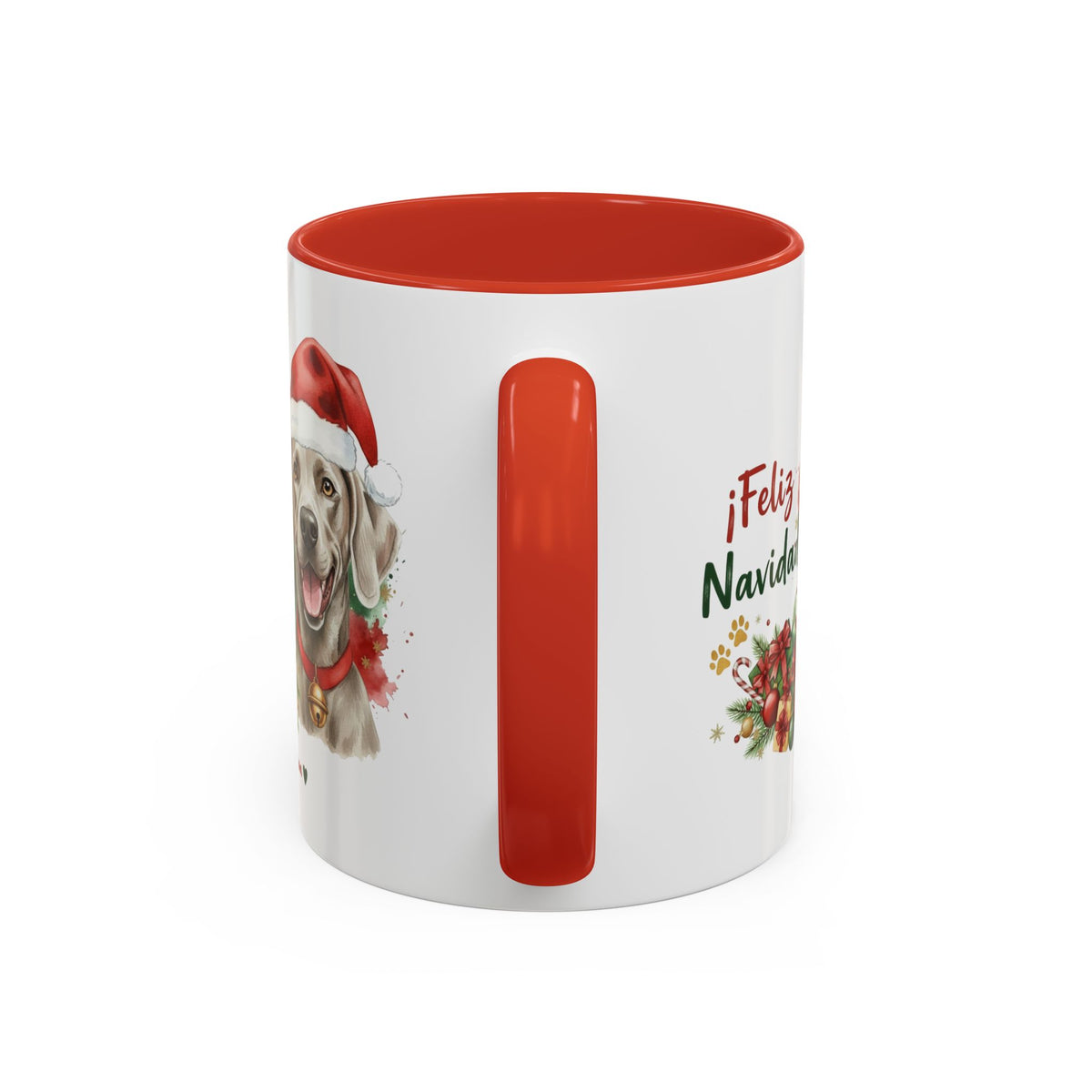 Taza Navideña Weimaraner Braco de Weimar | ¡Feliz Navidad!