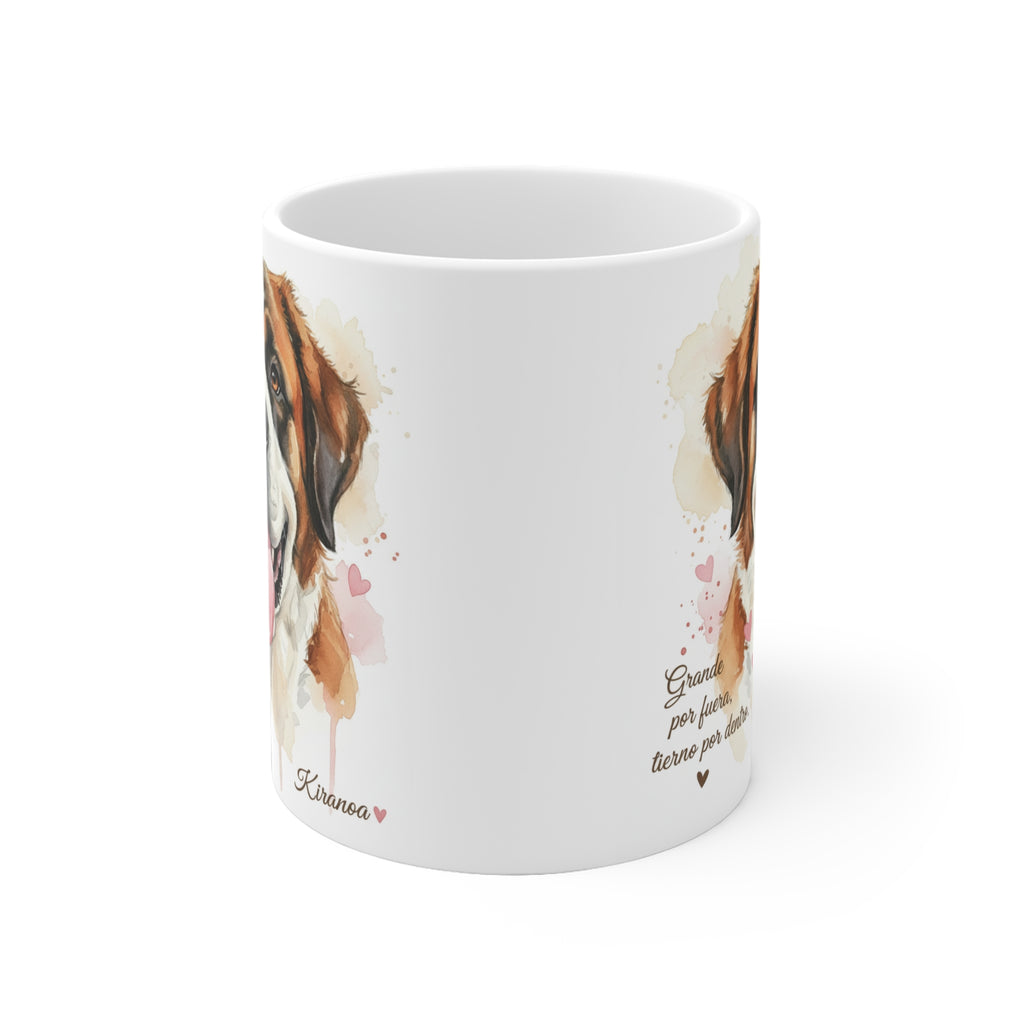 Taza cerámica San Bernardo 325 ml – vista lateral