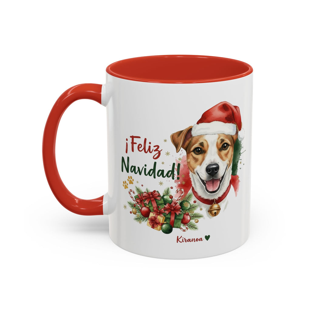 Taza Navideña Jack Russell Terrier | ¡Feliz Navidad!