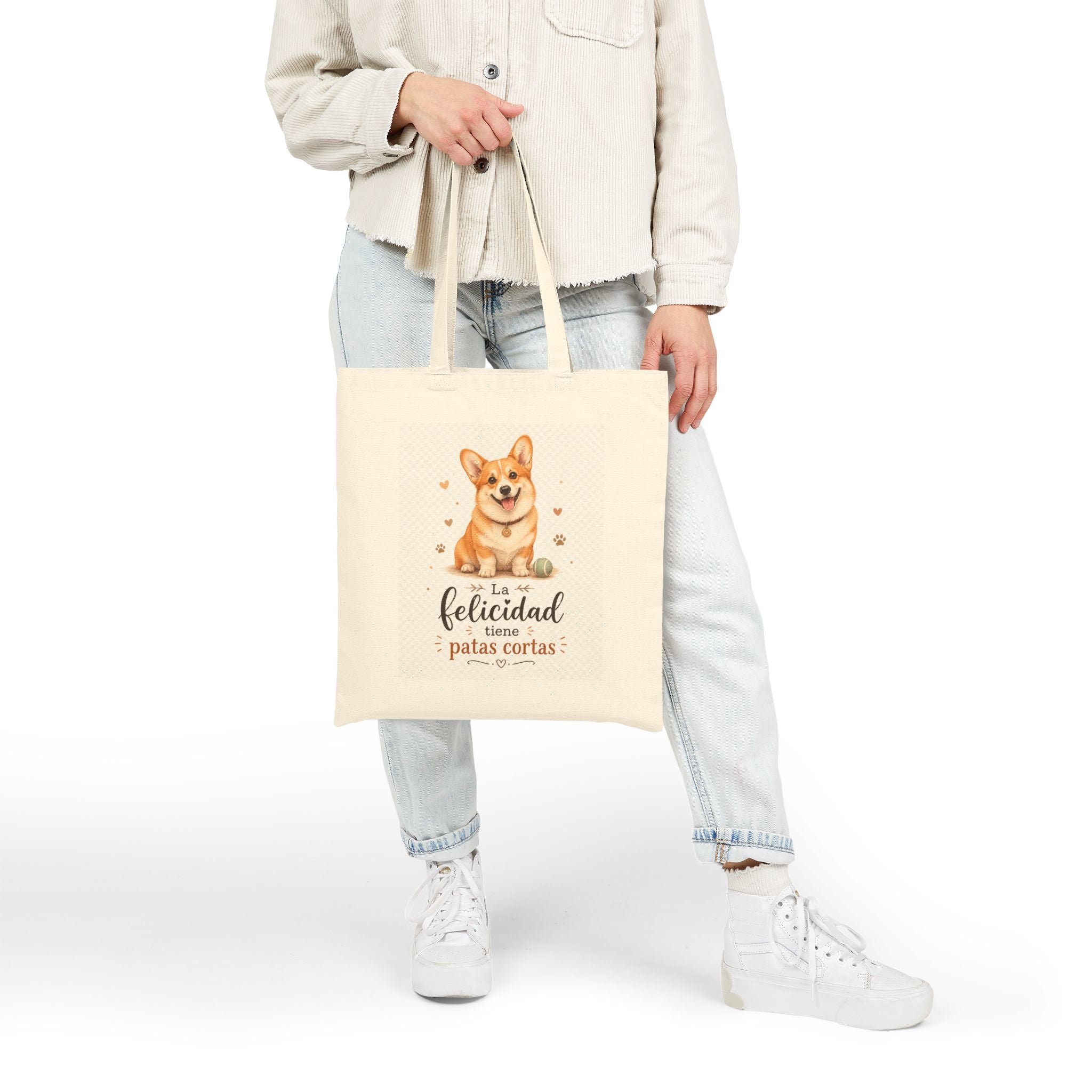 Tote Corgi - La felicidad tiene patas cortas
