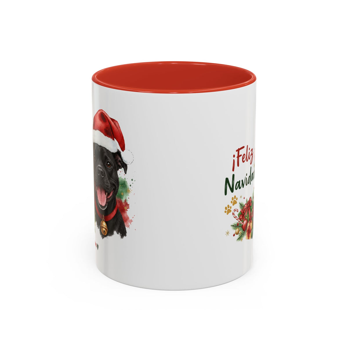 Taza Navideña Pit Bull Terrier APBT | ¡Feliz Navidad!