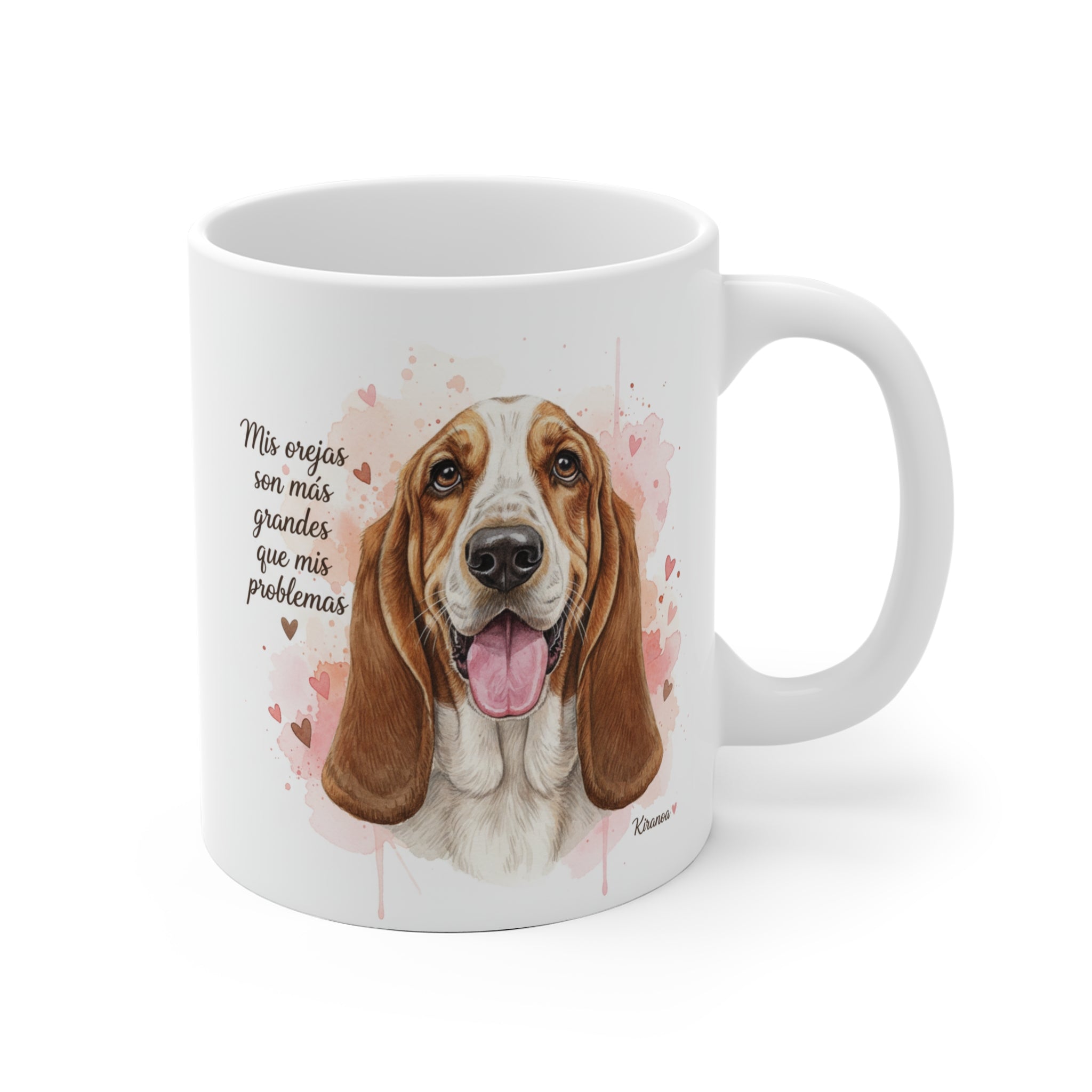 Taza Basset Hound | Mis orejas son más grandes que mis problemas