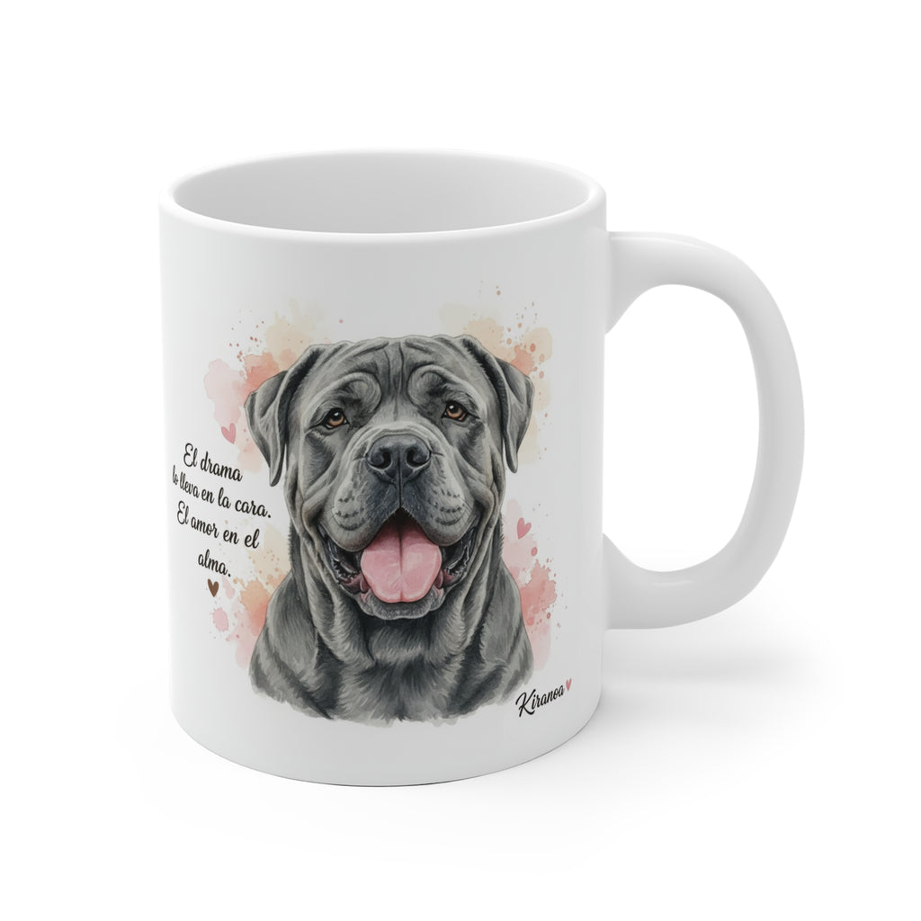 Taza Mastín Napolitano | El drama lo lleva en la cara el amor en el alma