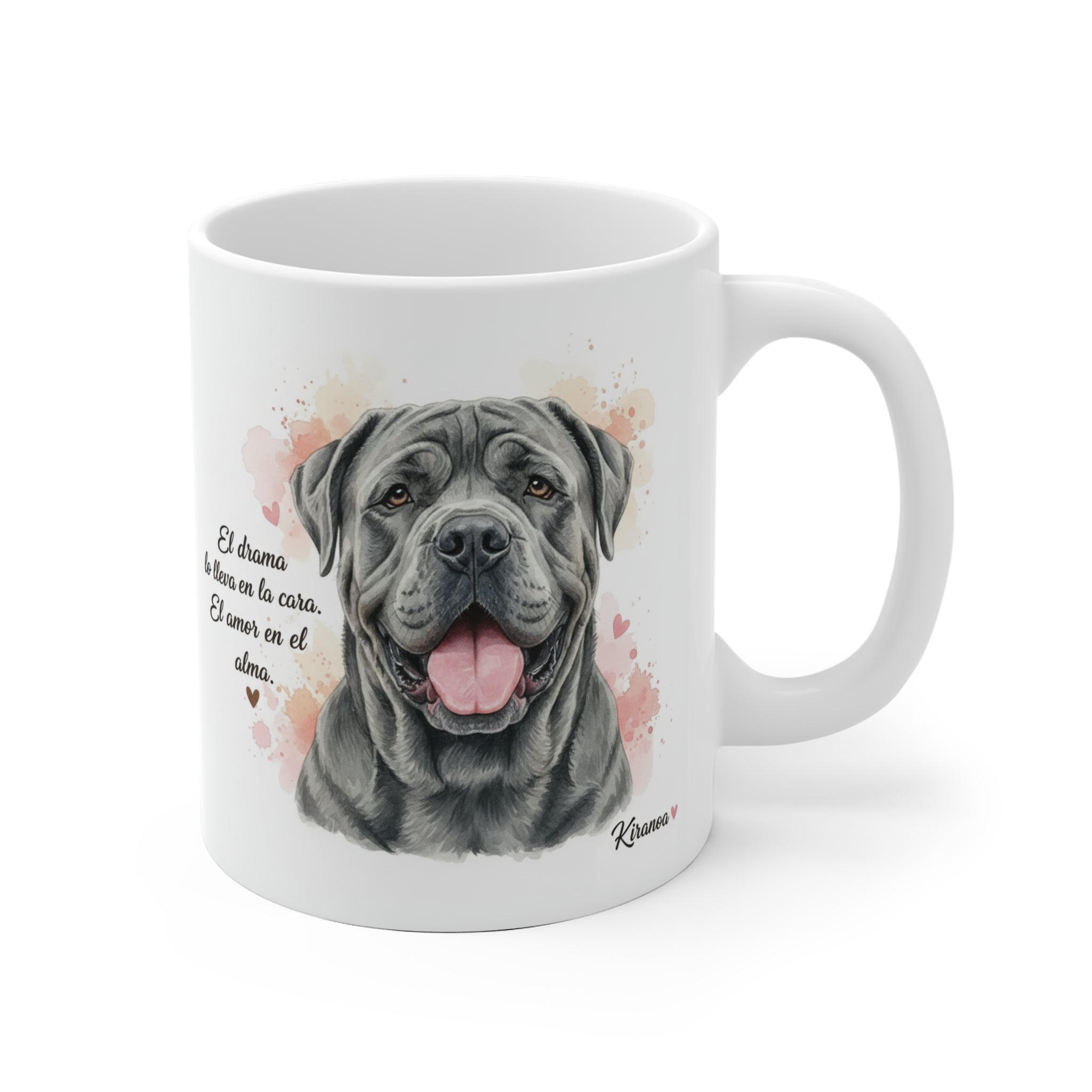 Taza Mastín Napolitano | El drama lo lleva en la cara el amor en el alma