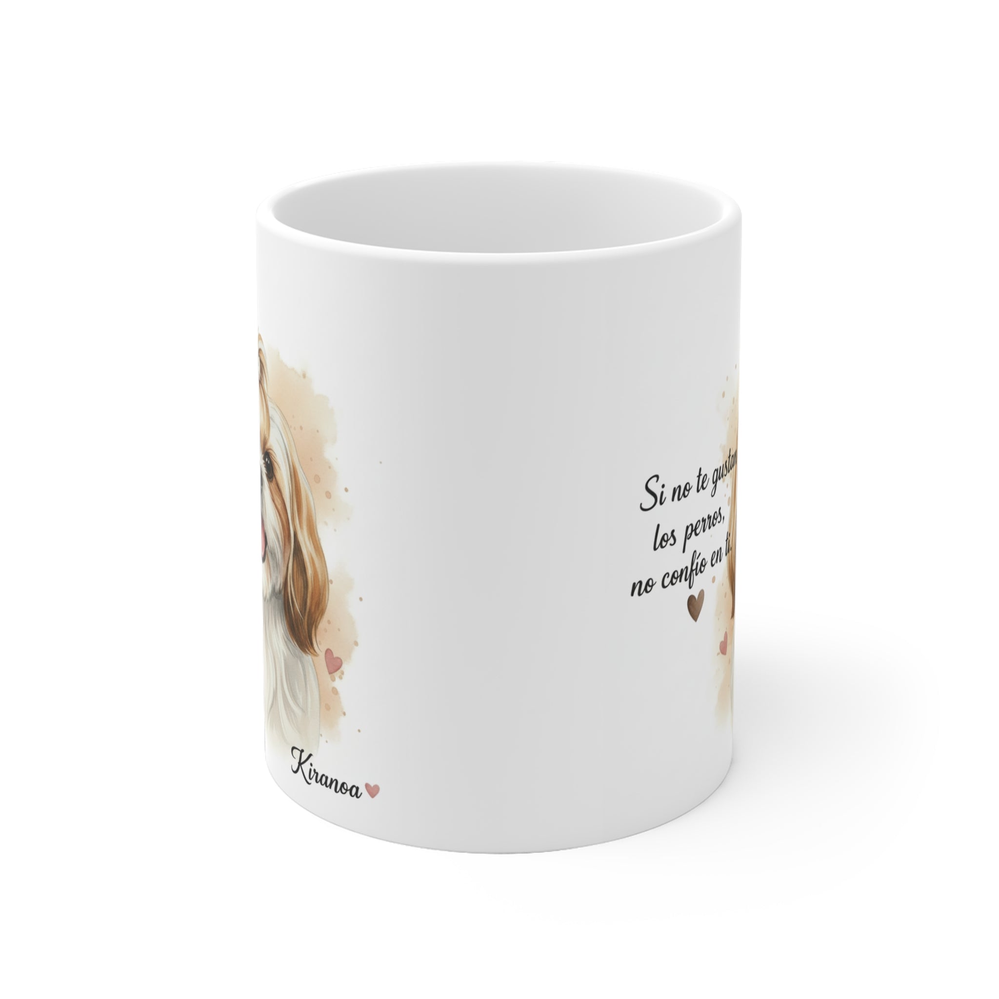 Taza cerámica Shih Tzu 325 ml – vista lateral