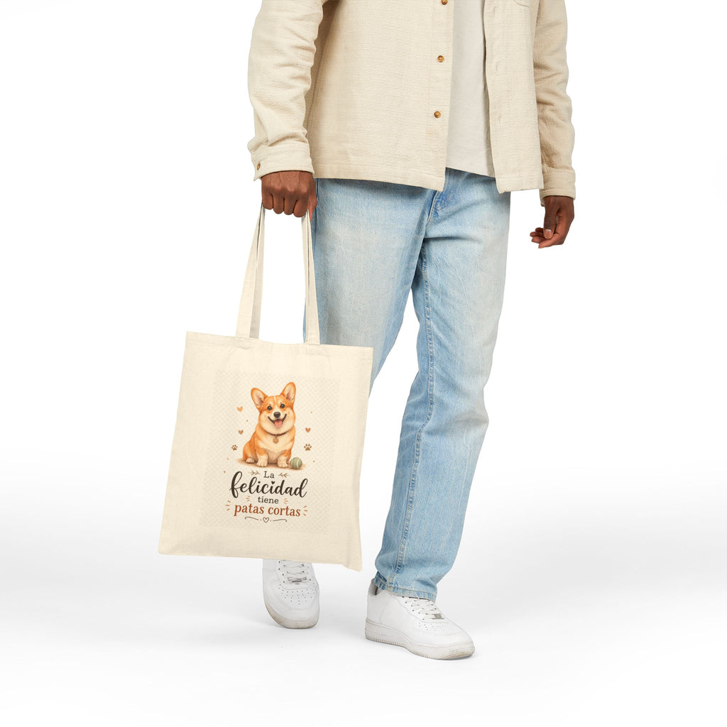 Tote Corgi - La felicidad tiene patas cortas