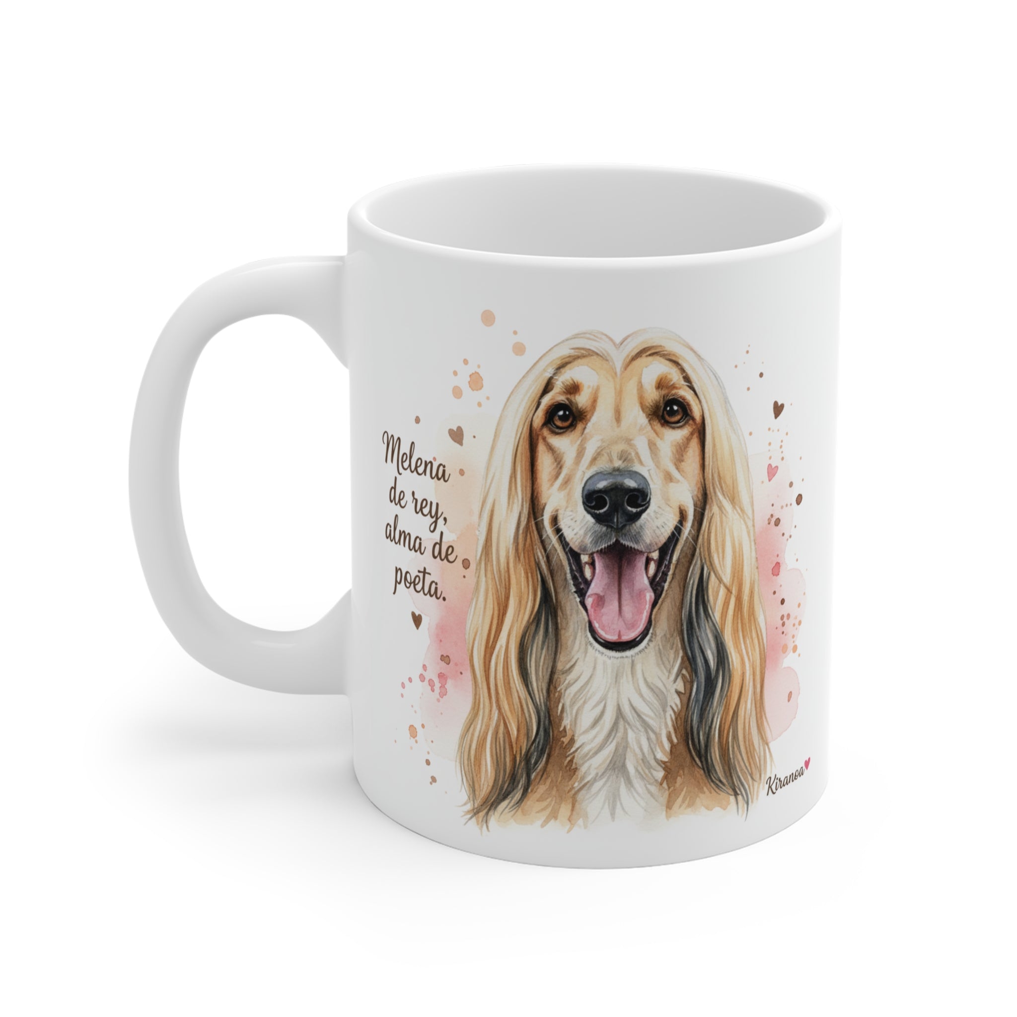 Taza Lebrel Afgano | Melena de rey alma de poeta