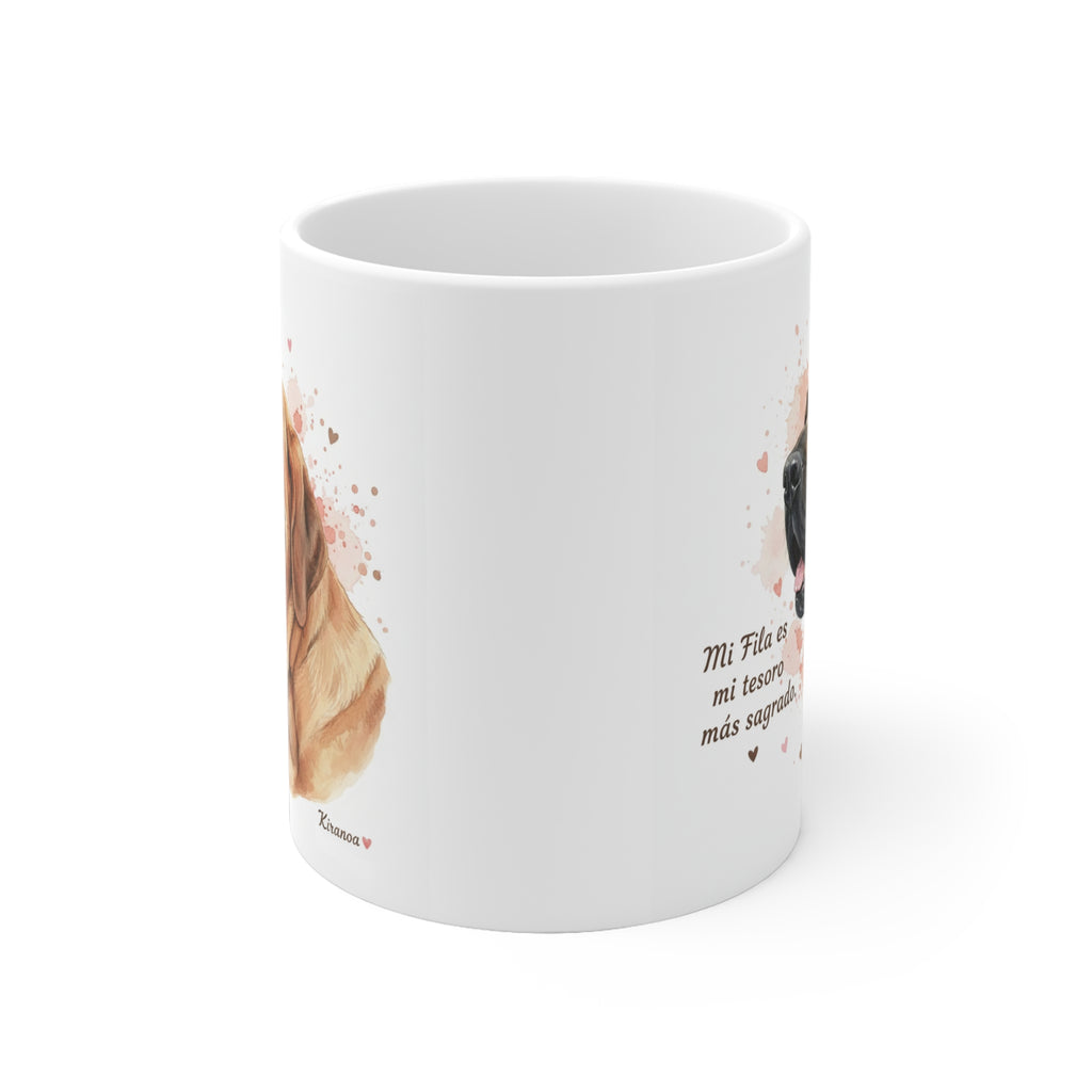 Taza cerámica Fila Brasileiro 325 ml – vista lateral 