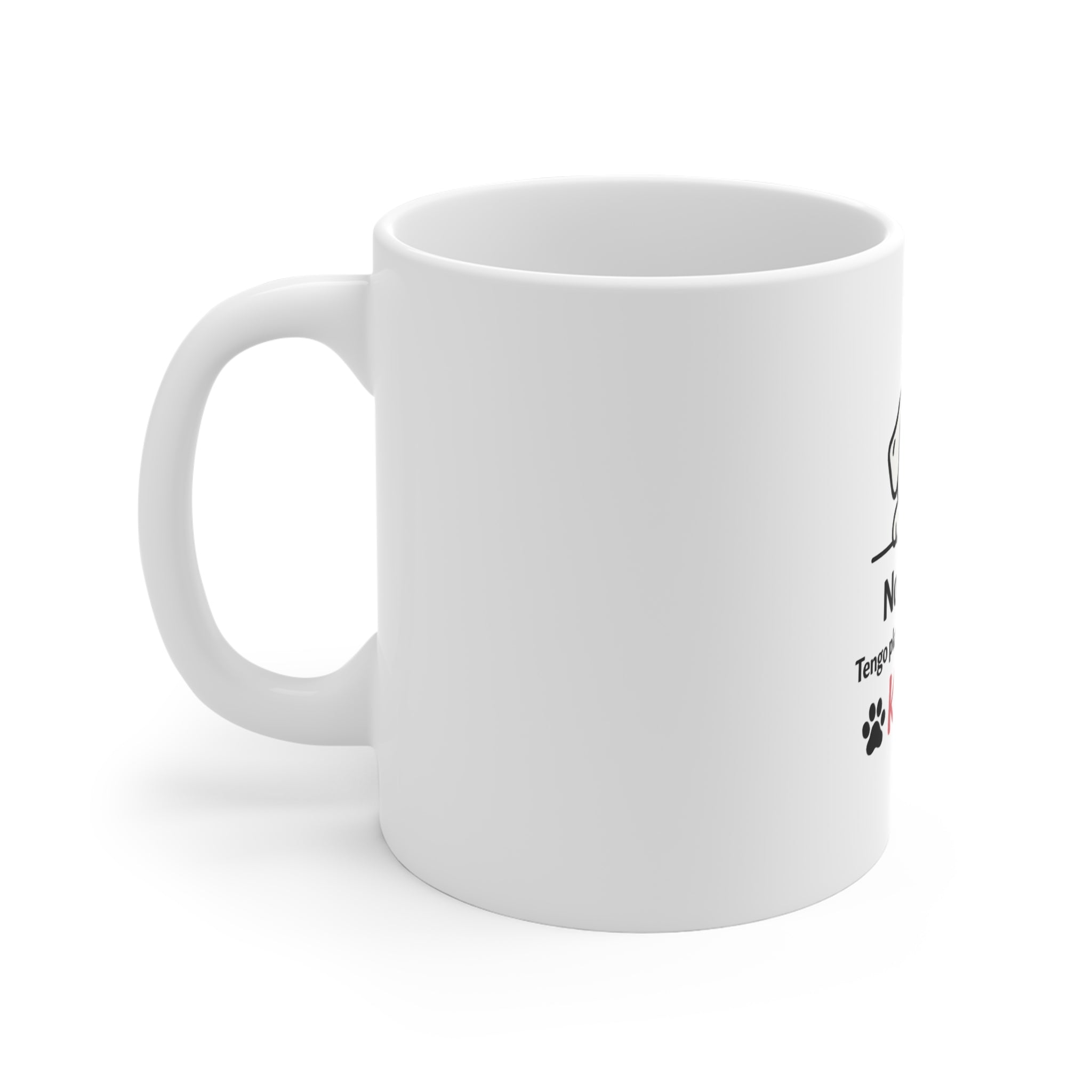 Taza divertida para amantes de perros – No puedo Tengo planes con mi perro