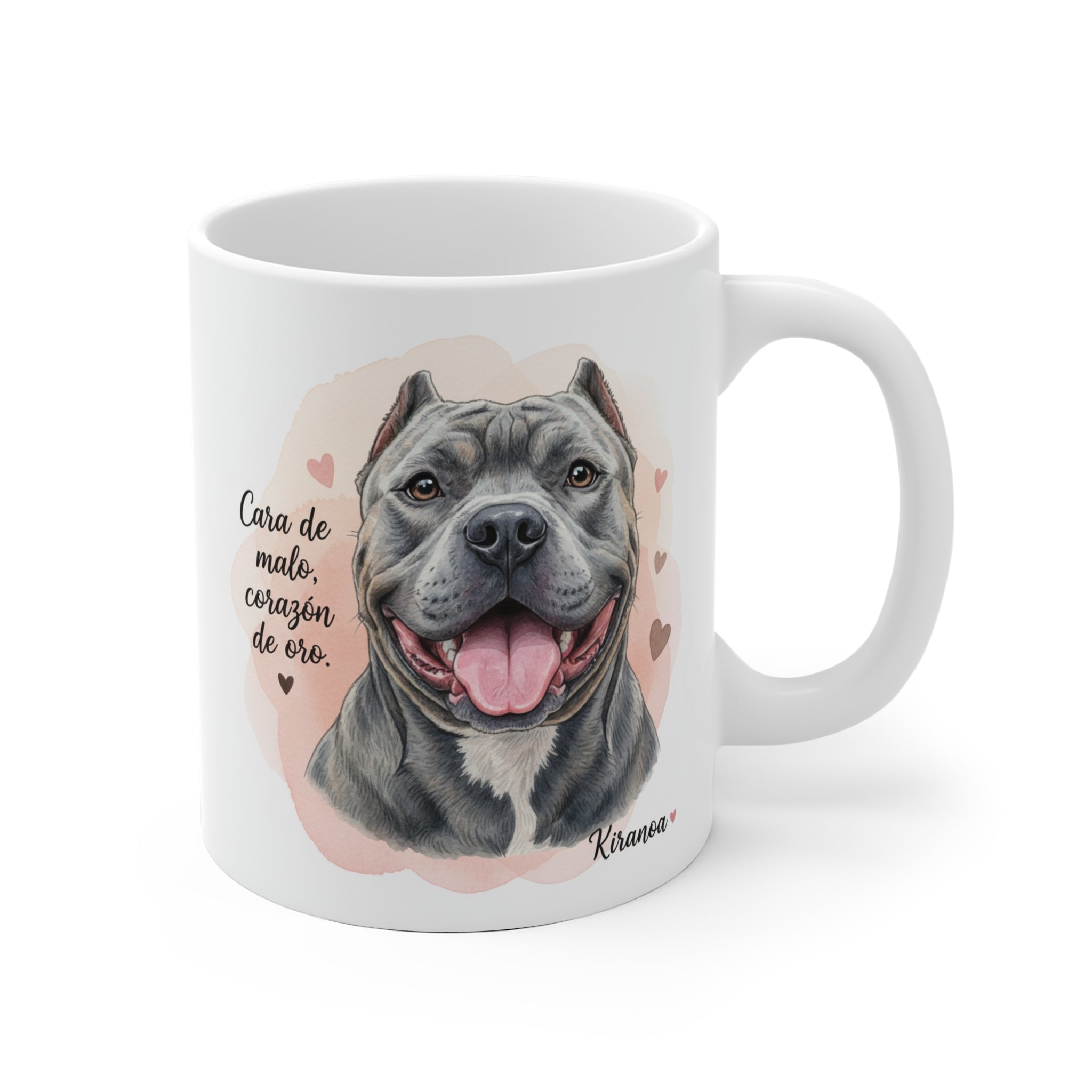 Taza American Bully | Cara de malo corazón de oro