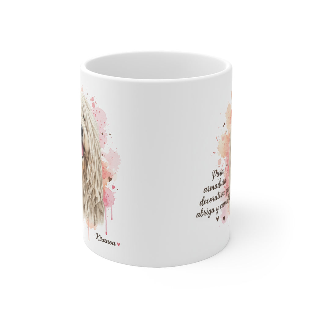 Taza cerámica Komondor 325 ml – vista lateral
