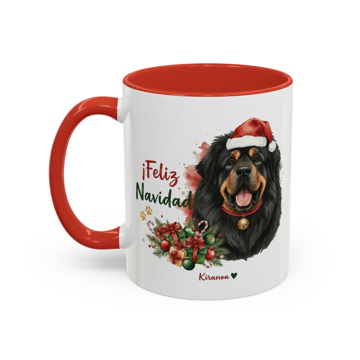 Taza Navideña Dogo del Tíbet | ¡Feliz Navidad!