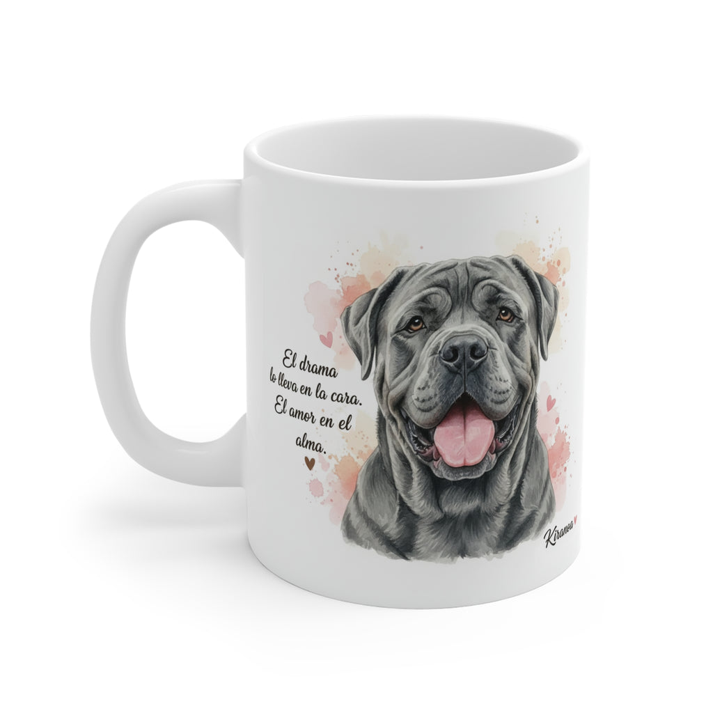 Taza Mastín Napolitano | El drama lo lleva en la cara el amor en el alma