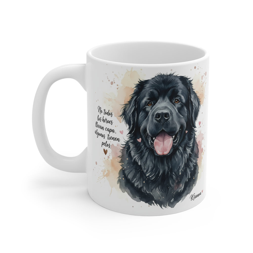 Taza cerámica Terranova con diseño impreso en ambas caras – vista trasera