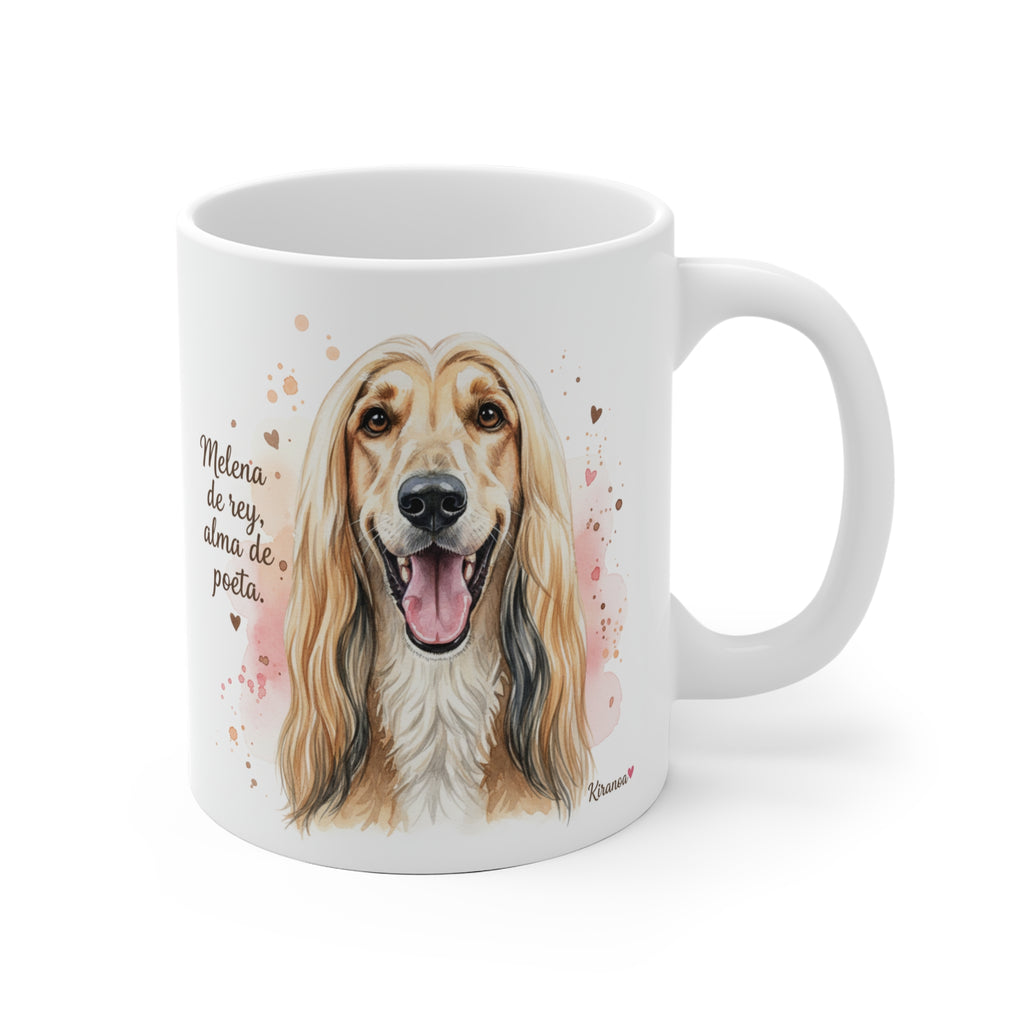 Taza Lebrel Afgano | Melena de rey alma de poeta