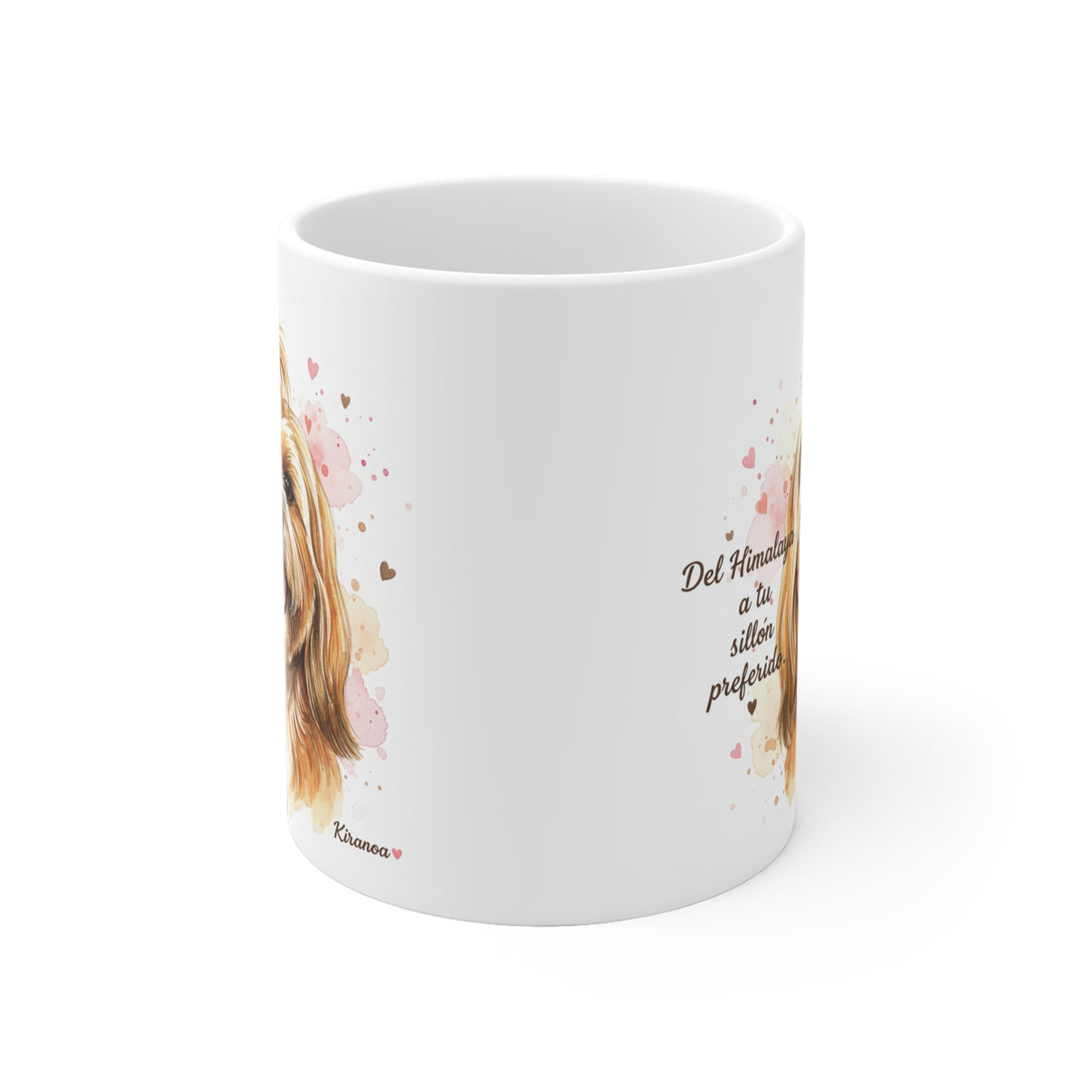 Taza cerámica Lhasa Apso 325 ml – vista lateral