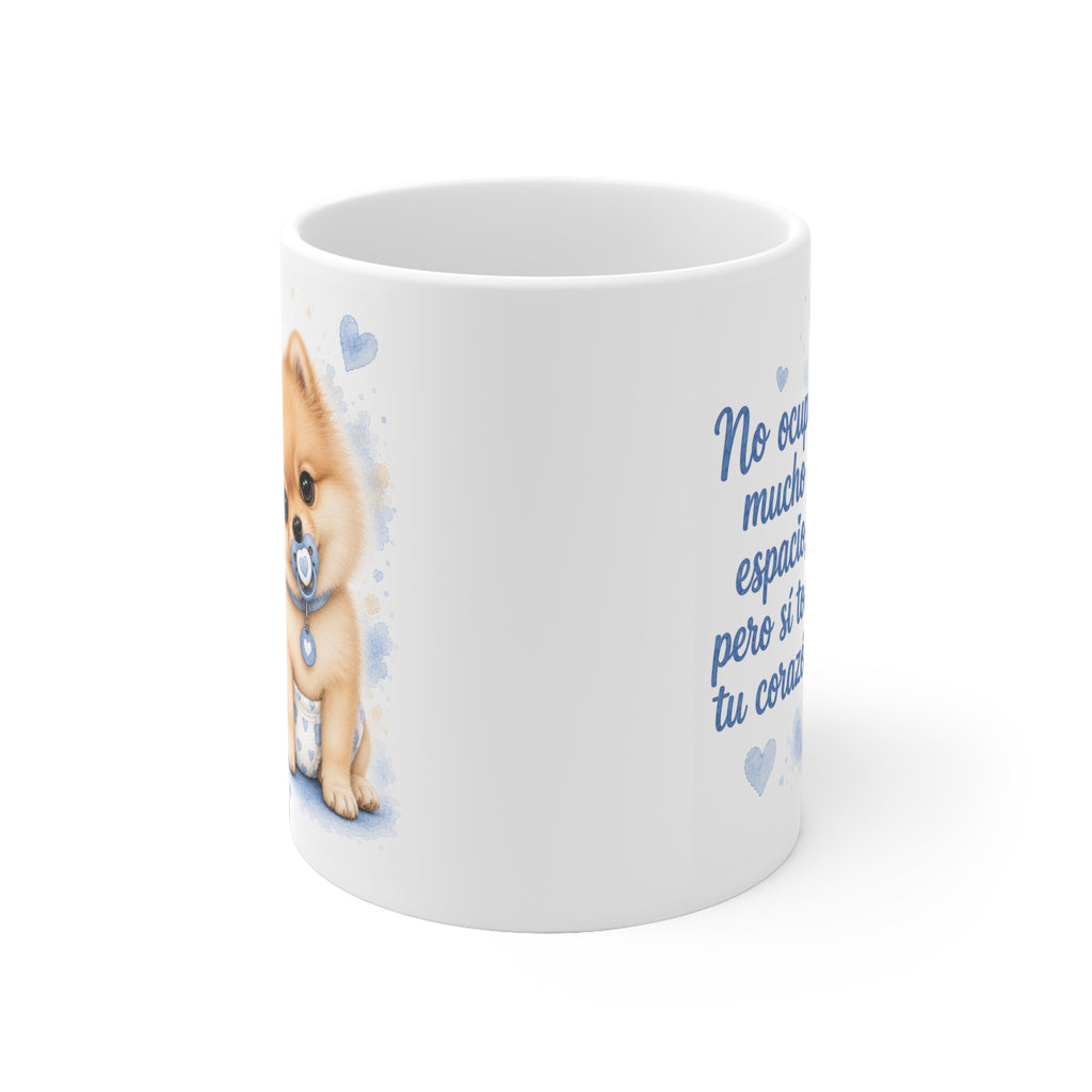Taza cerámica Pomerania Pink 325 ml – vista lateral 