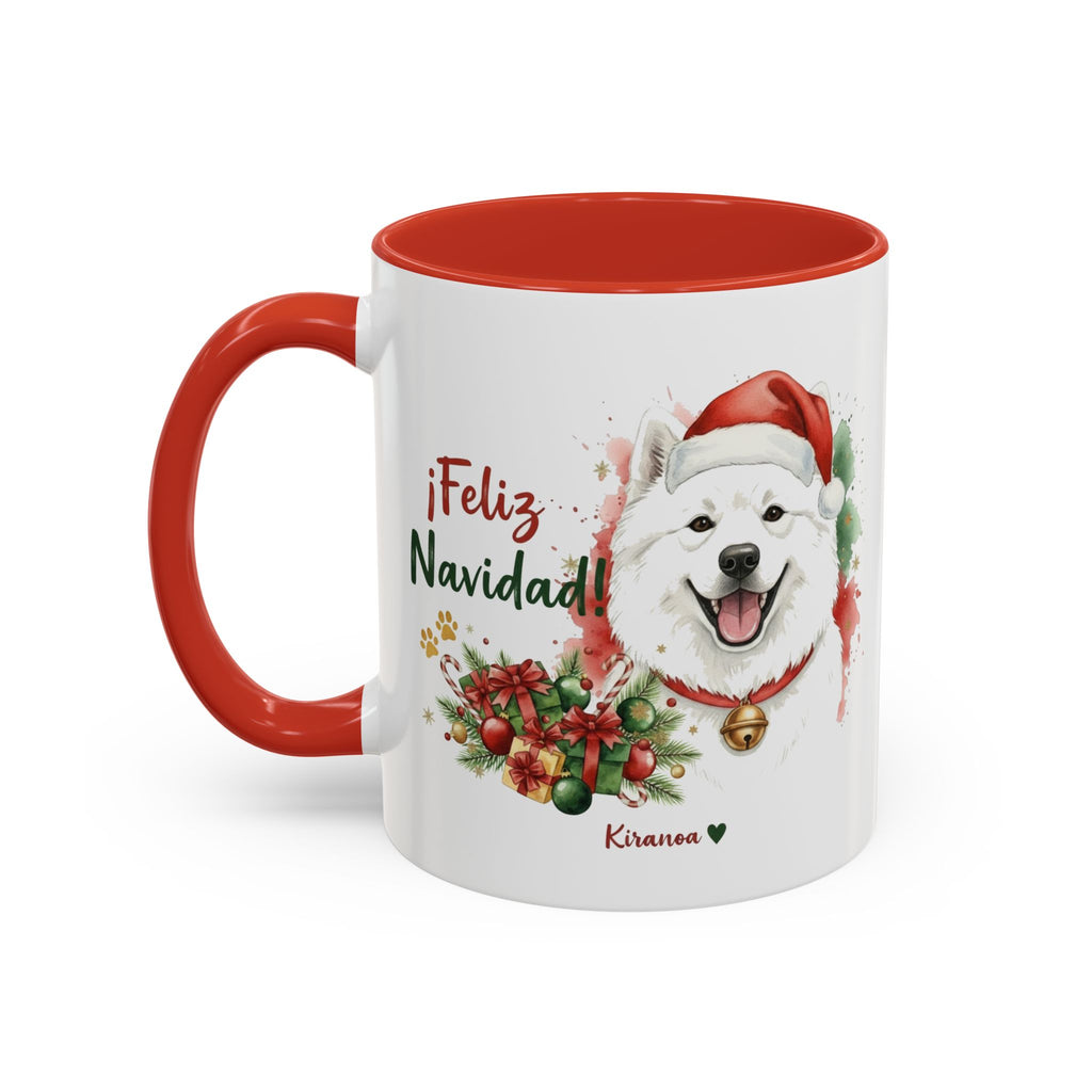 Taza Navideña Samoyedo | ¡Feliz Navidad!