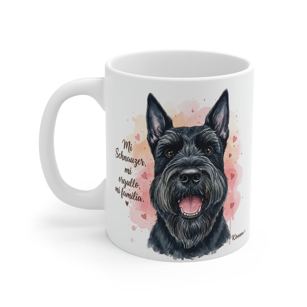 Taza Schnauzer Gigante | Mi Schnauzer mi orgullo mi familia