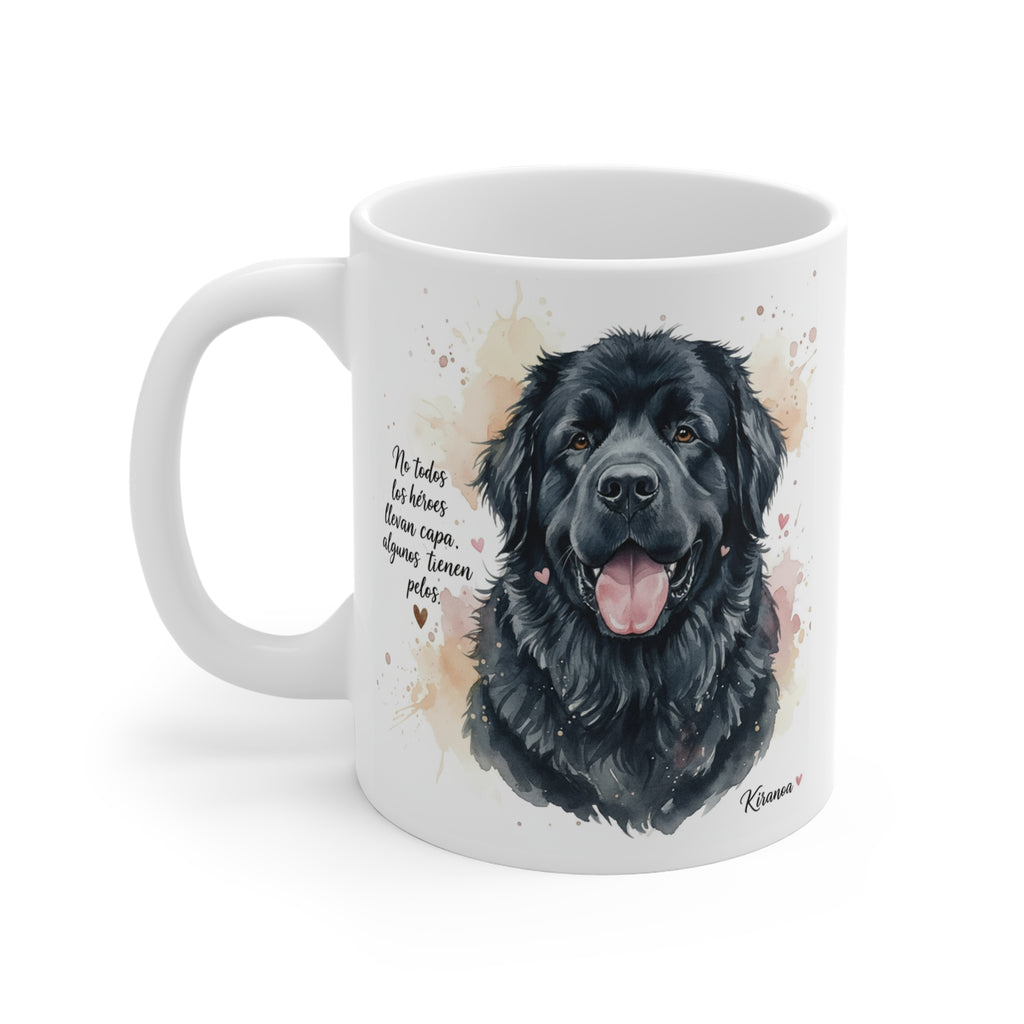 Taza cerámica Terranova con diseño impreso en ambas caras – vista trasera